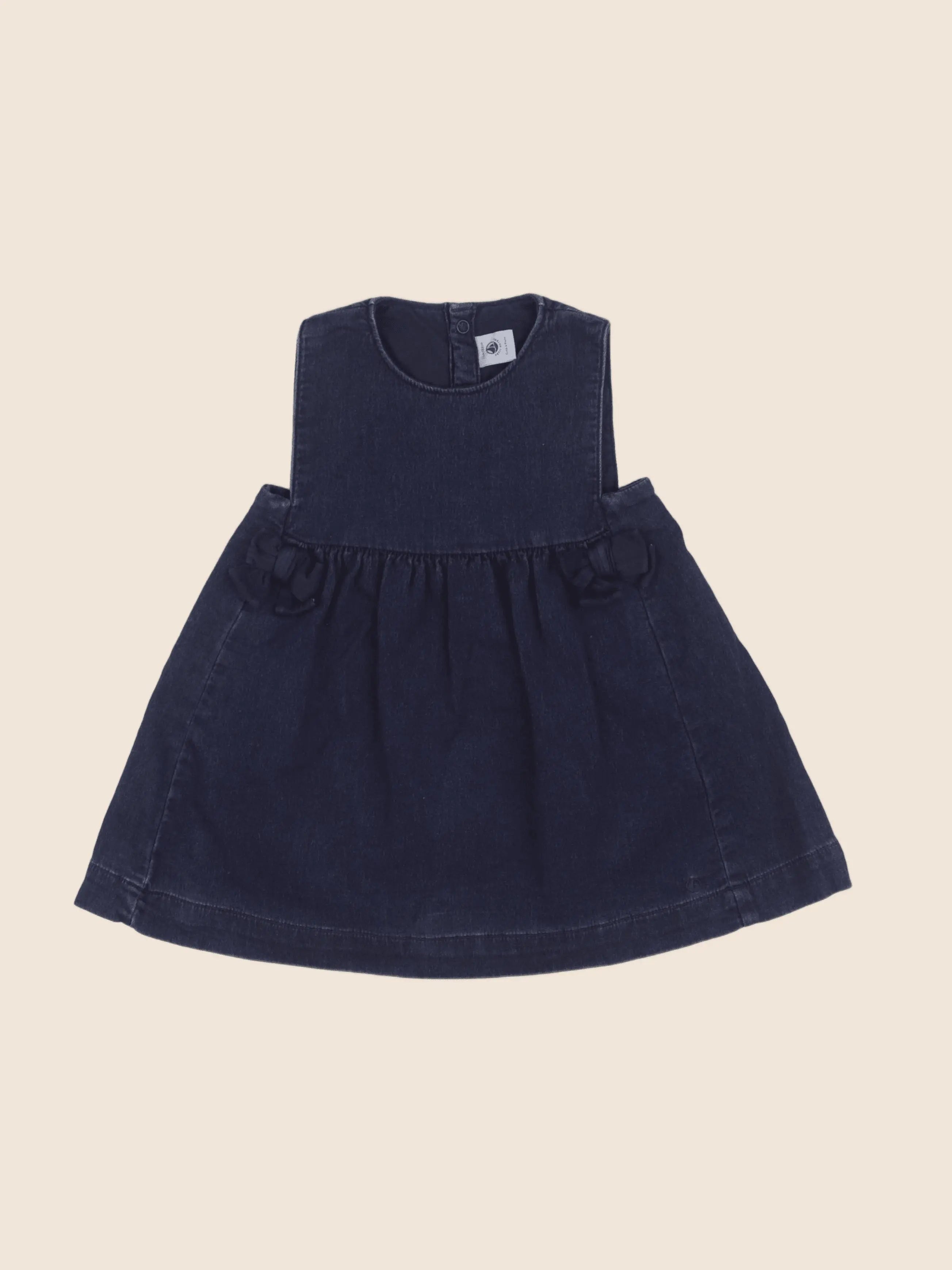 Petit Bateau - robe bleu - 24 mois