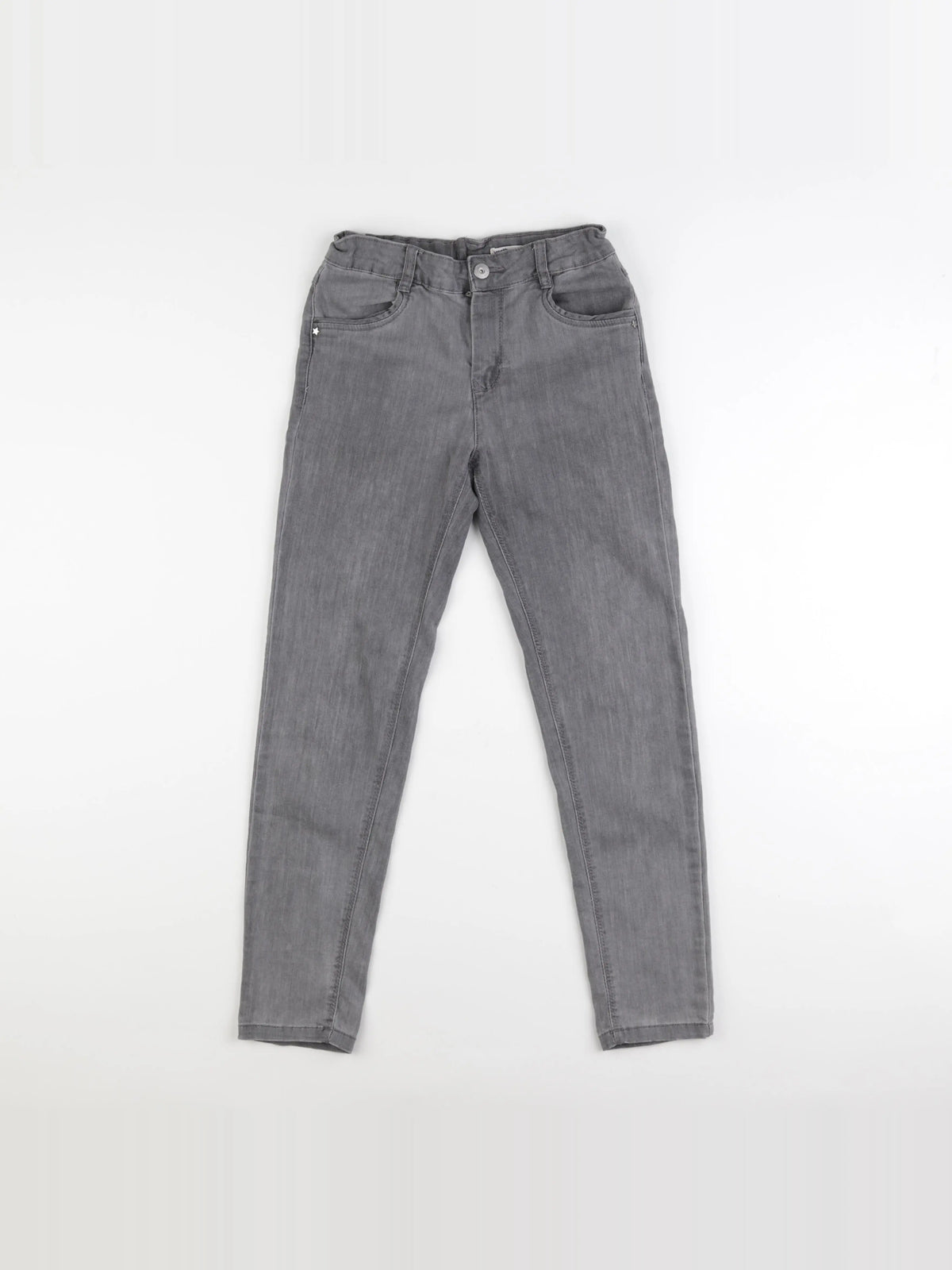 Vertbaudet - jean gris - 10 ans