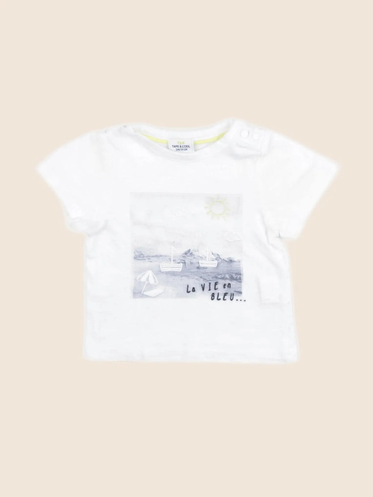 Tape à l'oeil - tee-shirt multicolore - 3 mois