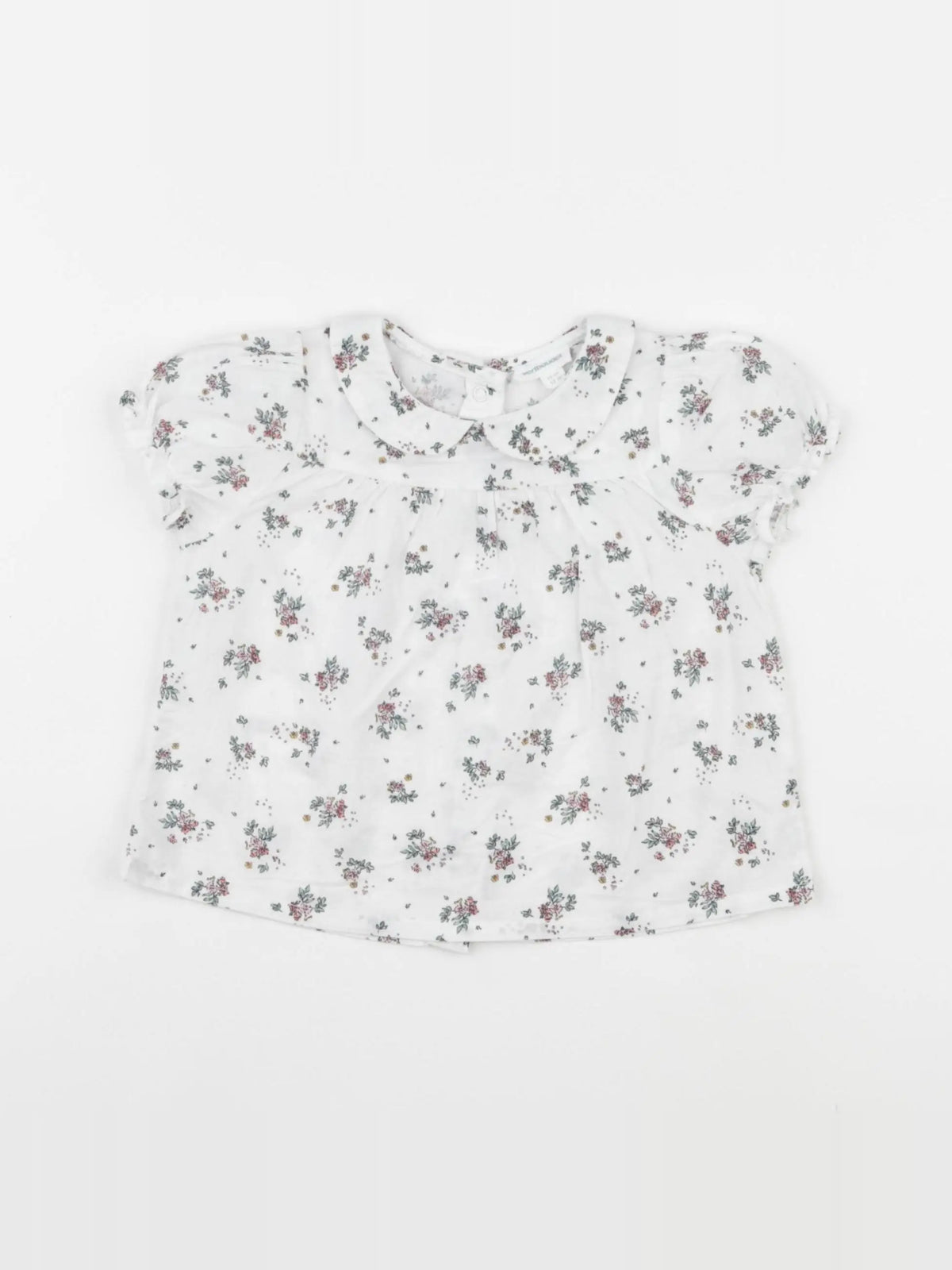 Vertbaudet - blouse blanc - 12 mois