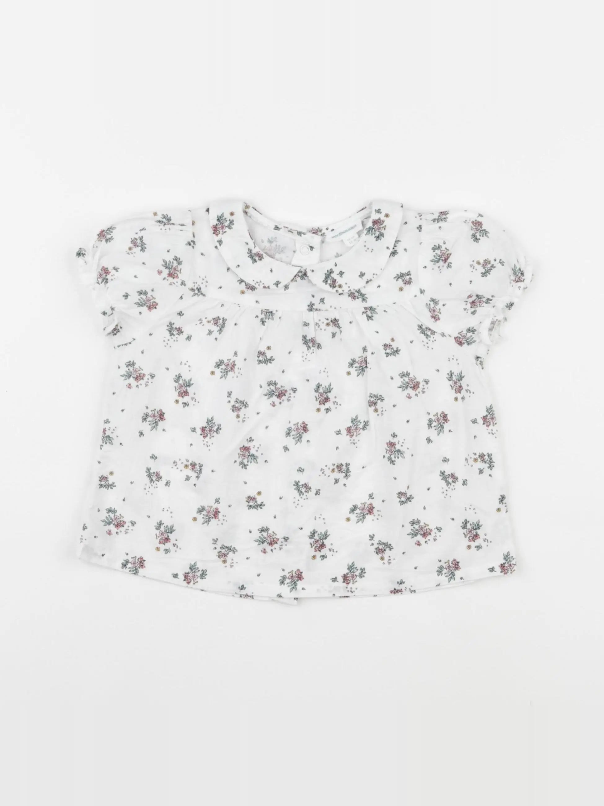 Vertbaudet - blouse blanc - 12 mois