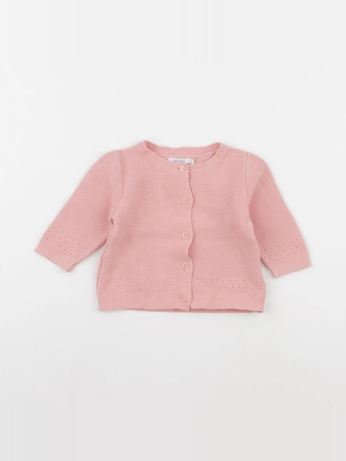 Boutchou - gilet rose - 6 mois