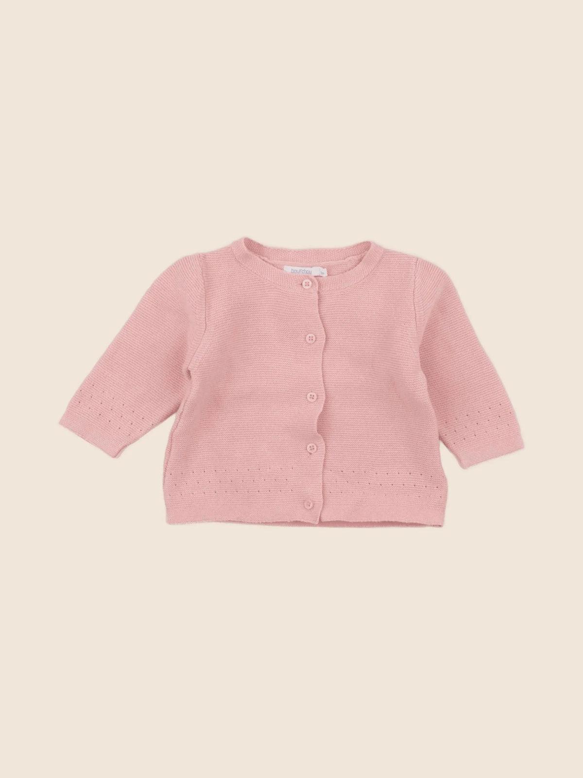 Boutchou - gilet rose - 6 mois