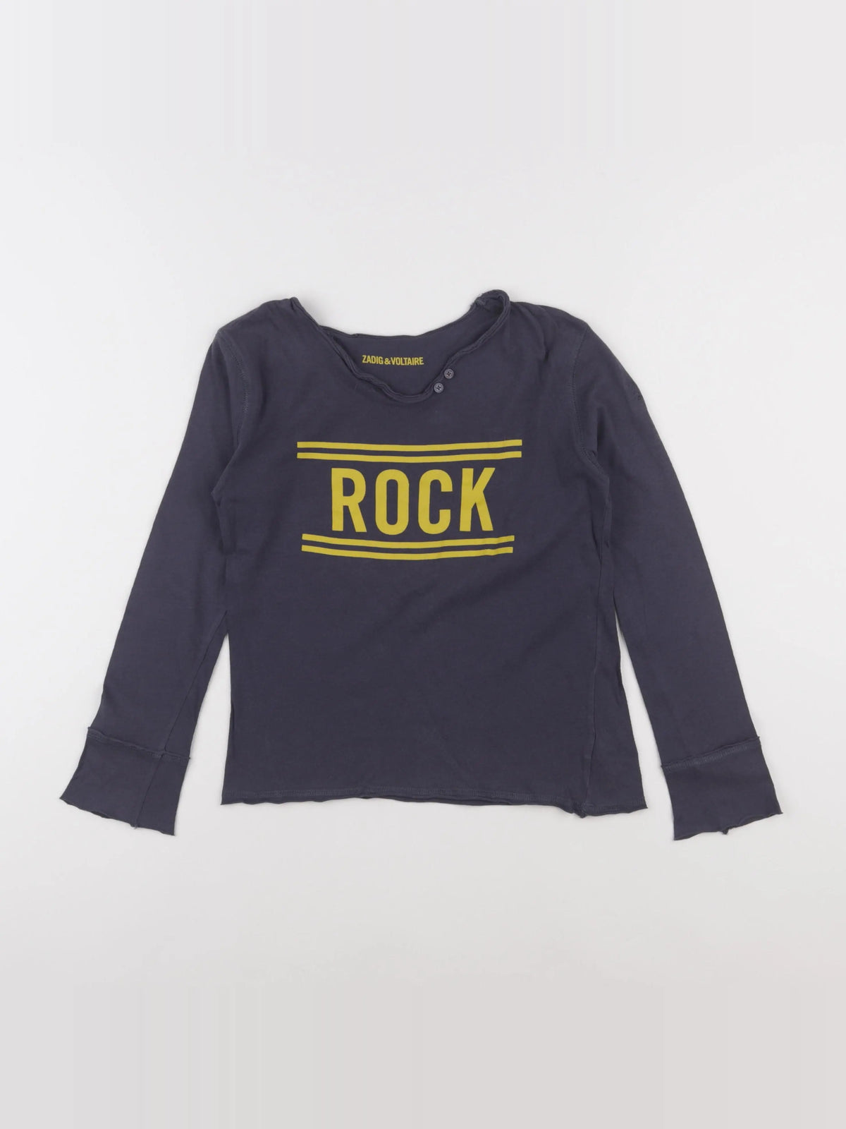 Zadig & Voltaire - tee-shirt gris - 8 ans