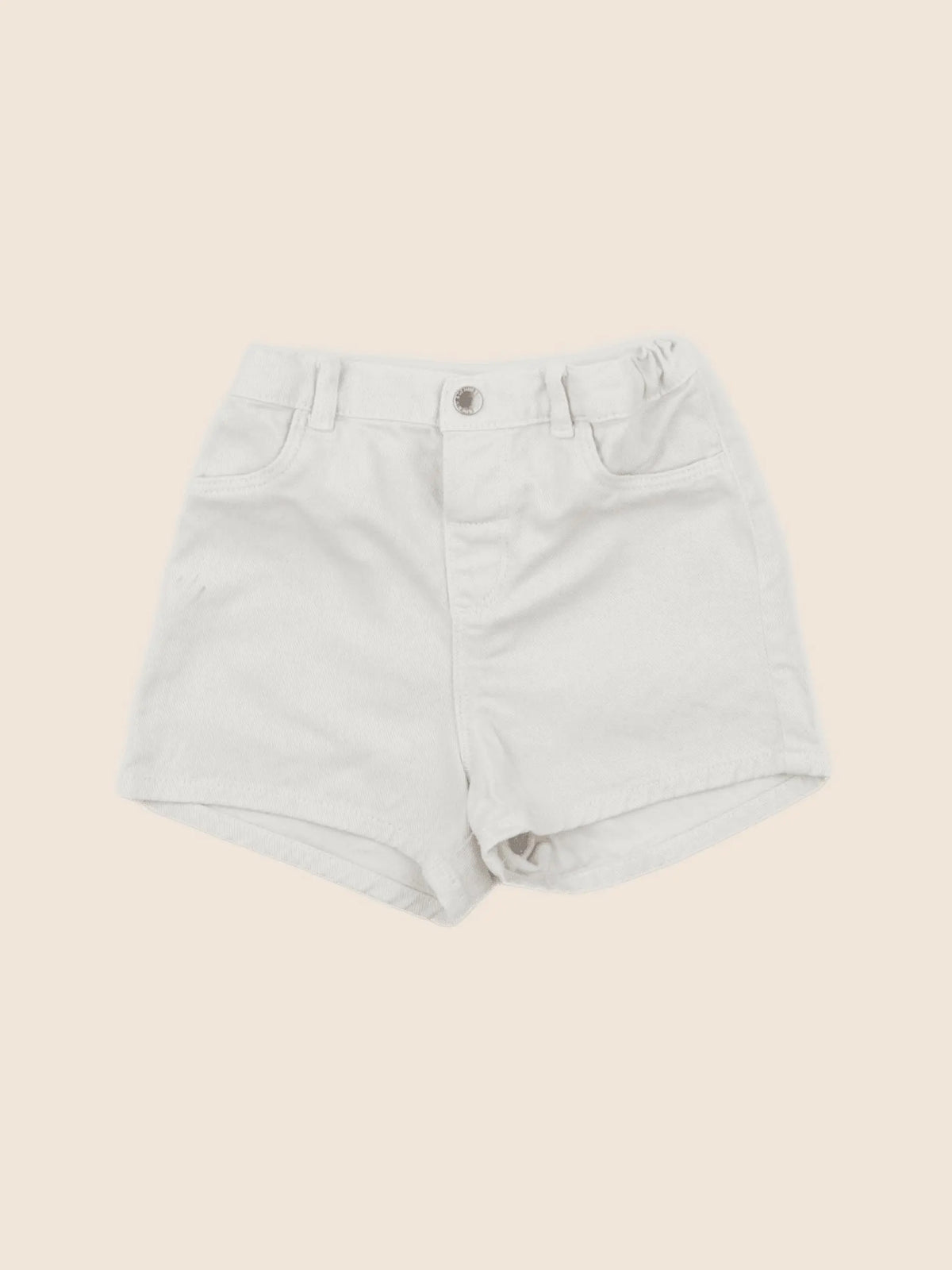 H&M - short beige - 18/24 mois