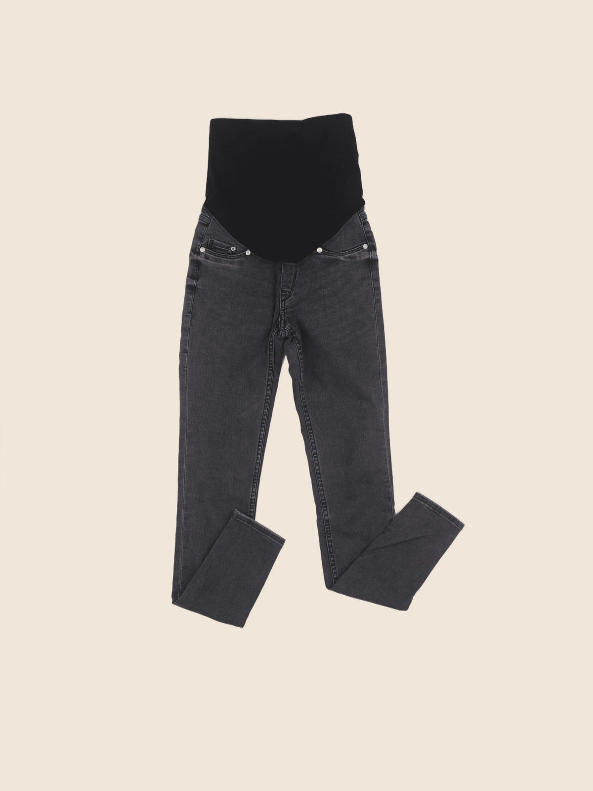 H&M - pantalon grossesse gris - xs