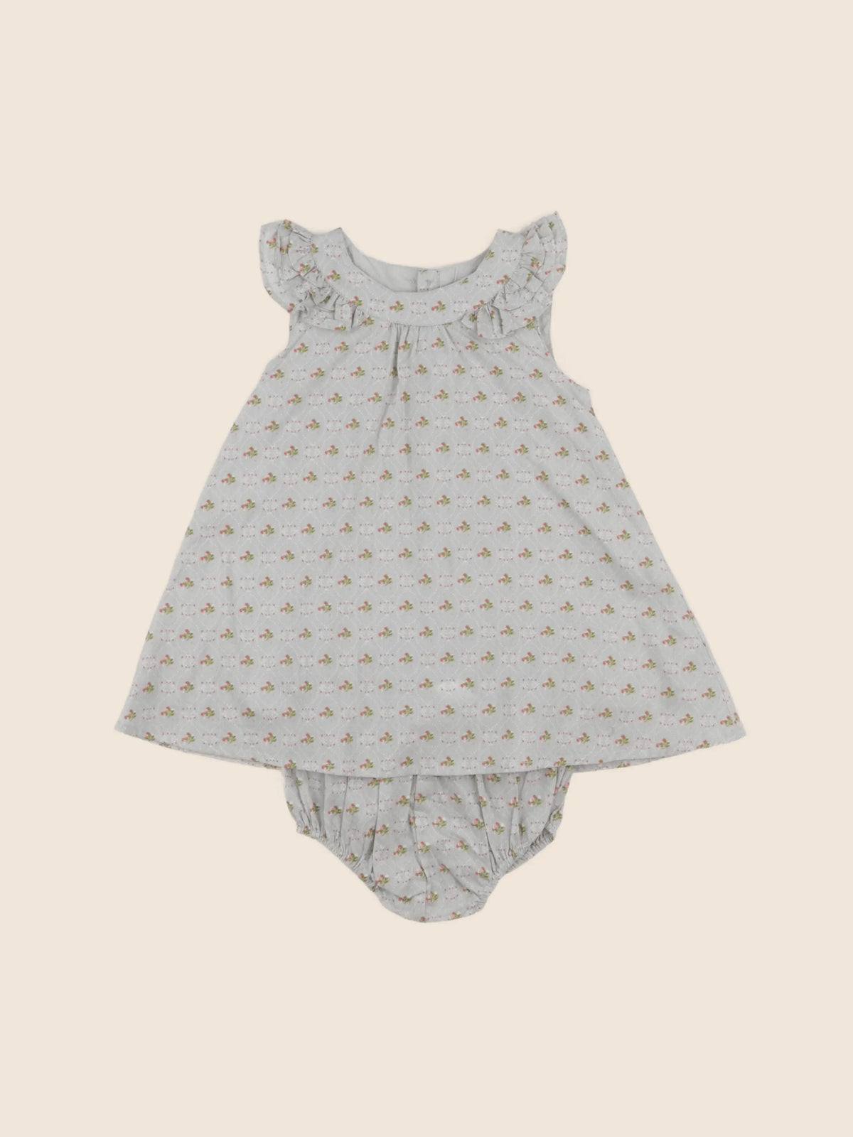 Natalys - robe vert - 9 mois