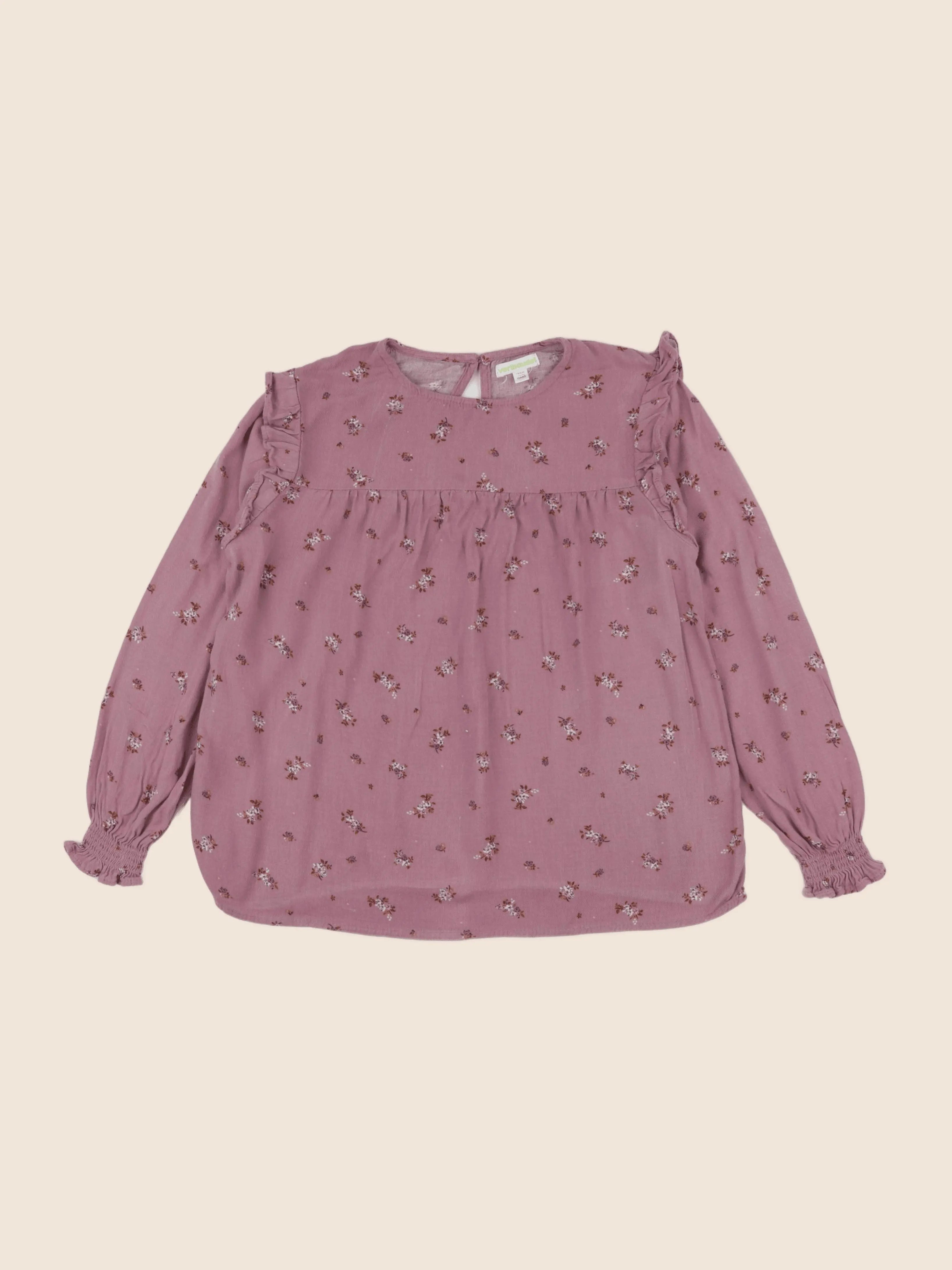 Vertbaudet - blouse violet - 10 ans