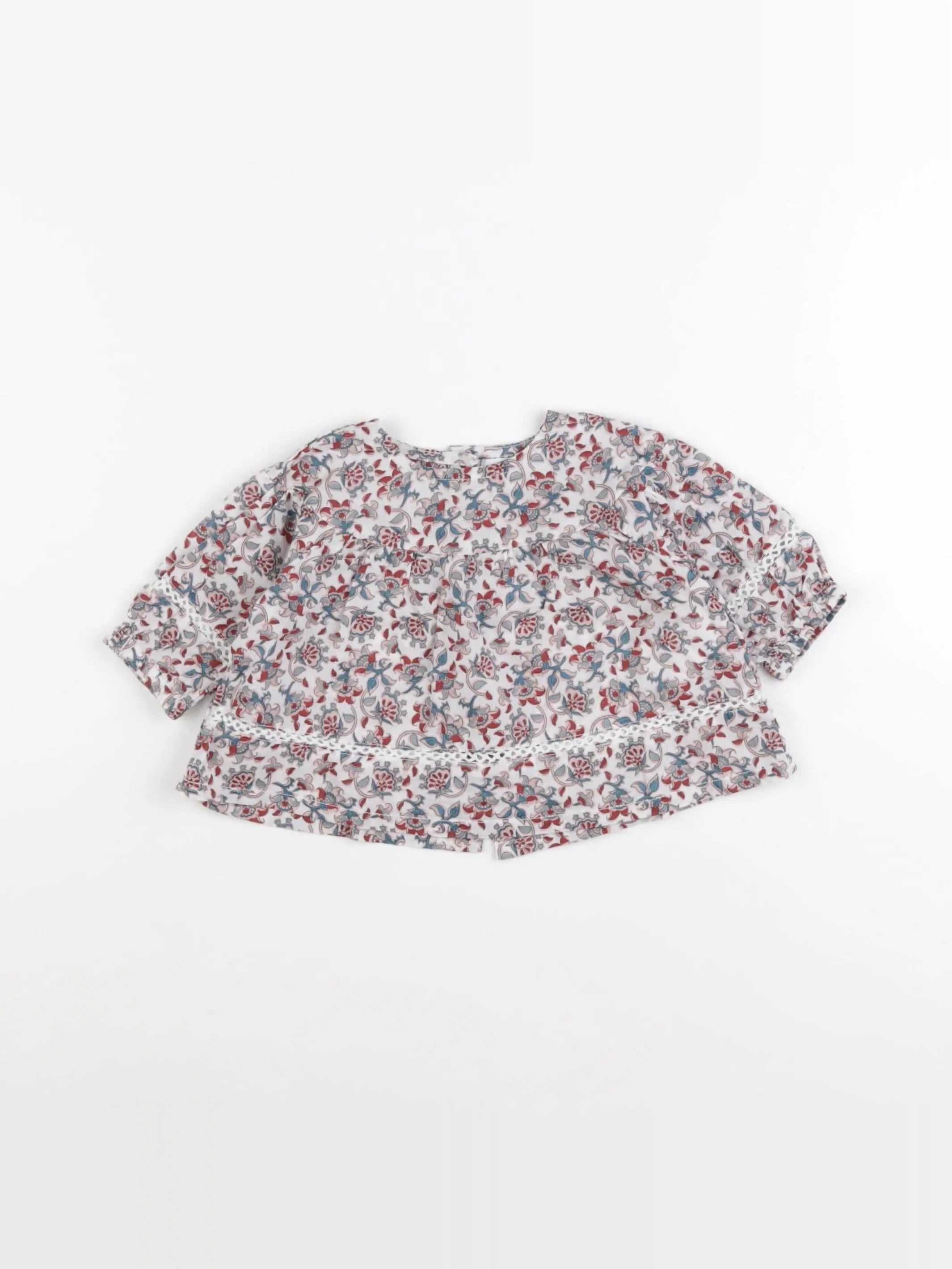 Vertbaudet - blouse multicolore - 3 mois