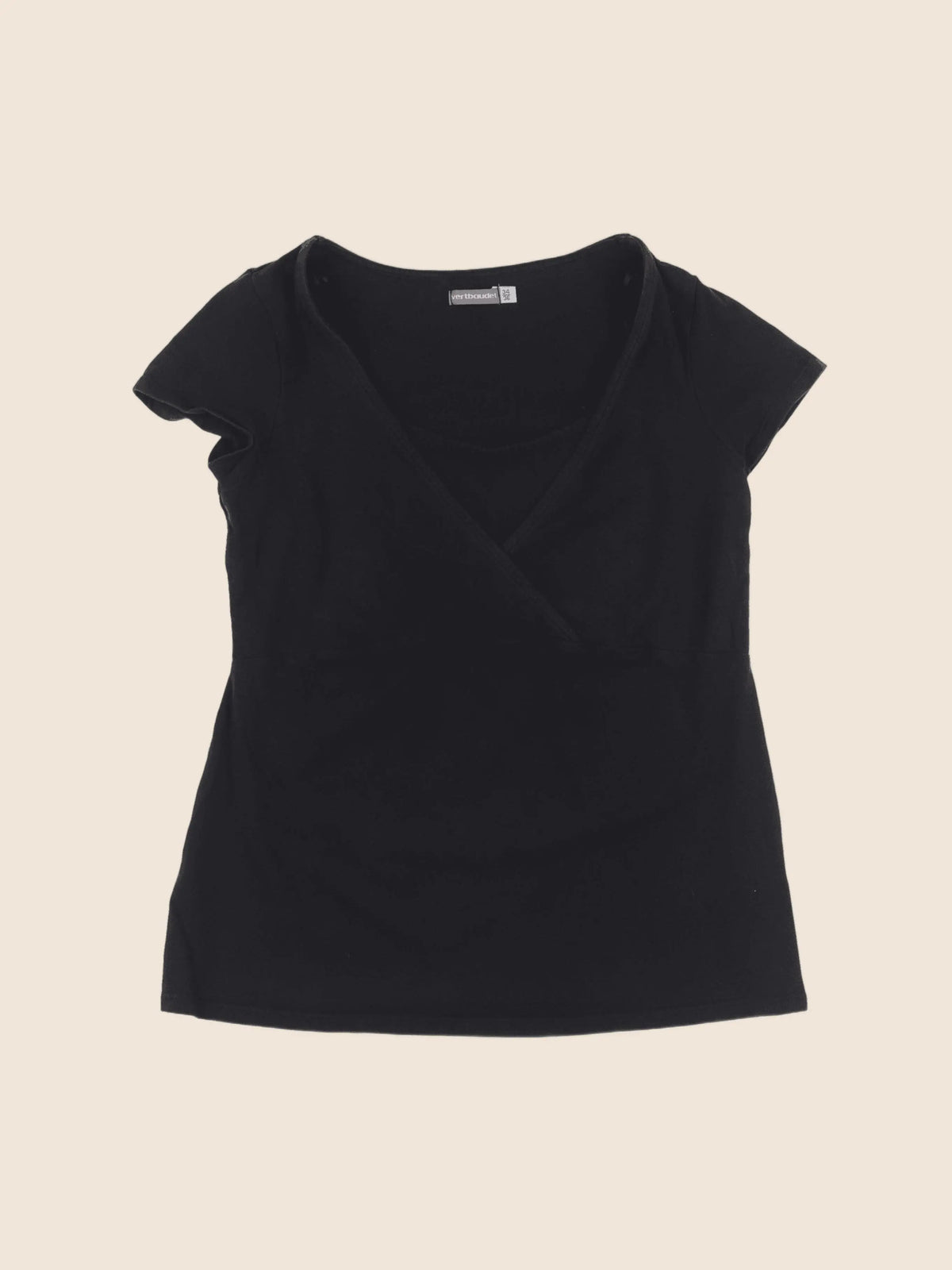 Vertbaudet - tee-shirt grossesse noir - 34 à 36