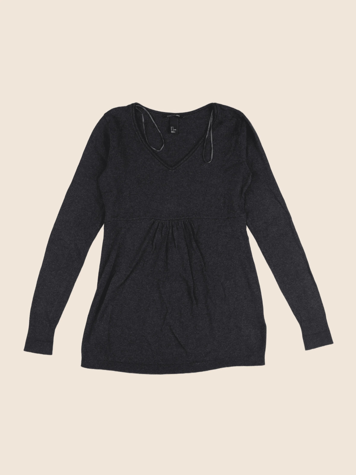 H&M - pull grossesse gris - s