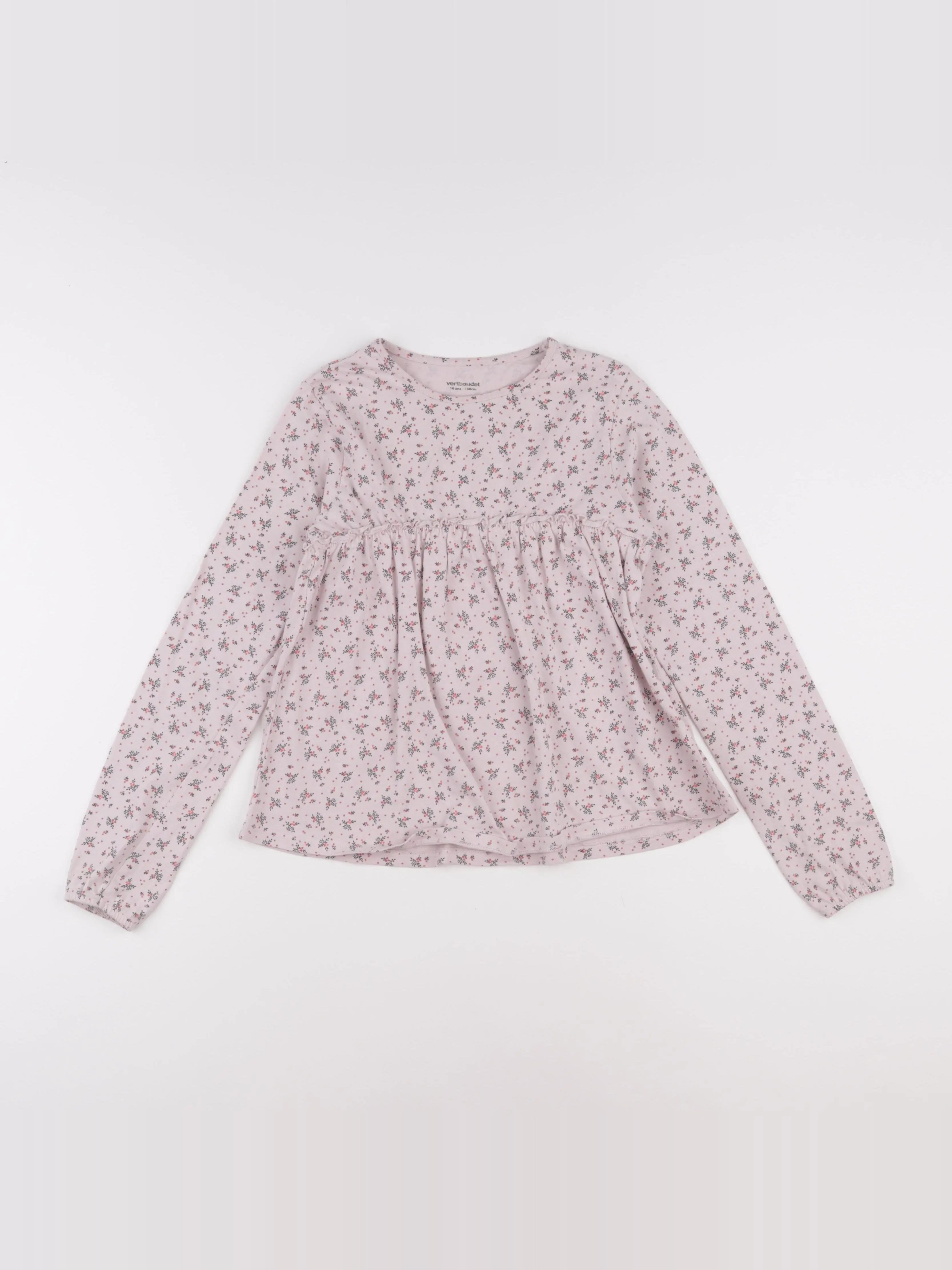 Vertbaudet - tee-shirt rose - 10 ans