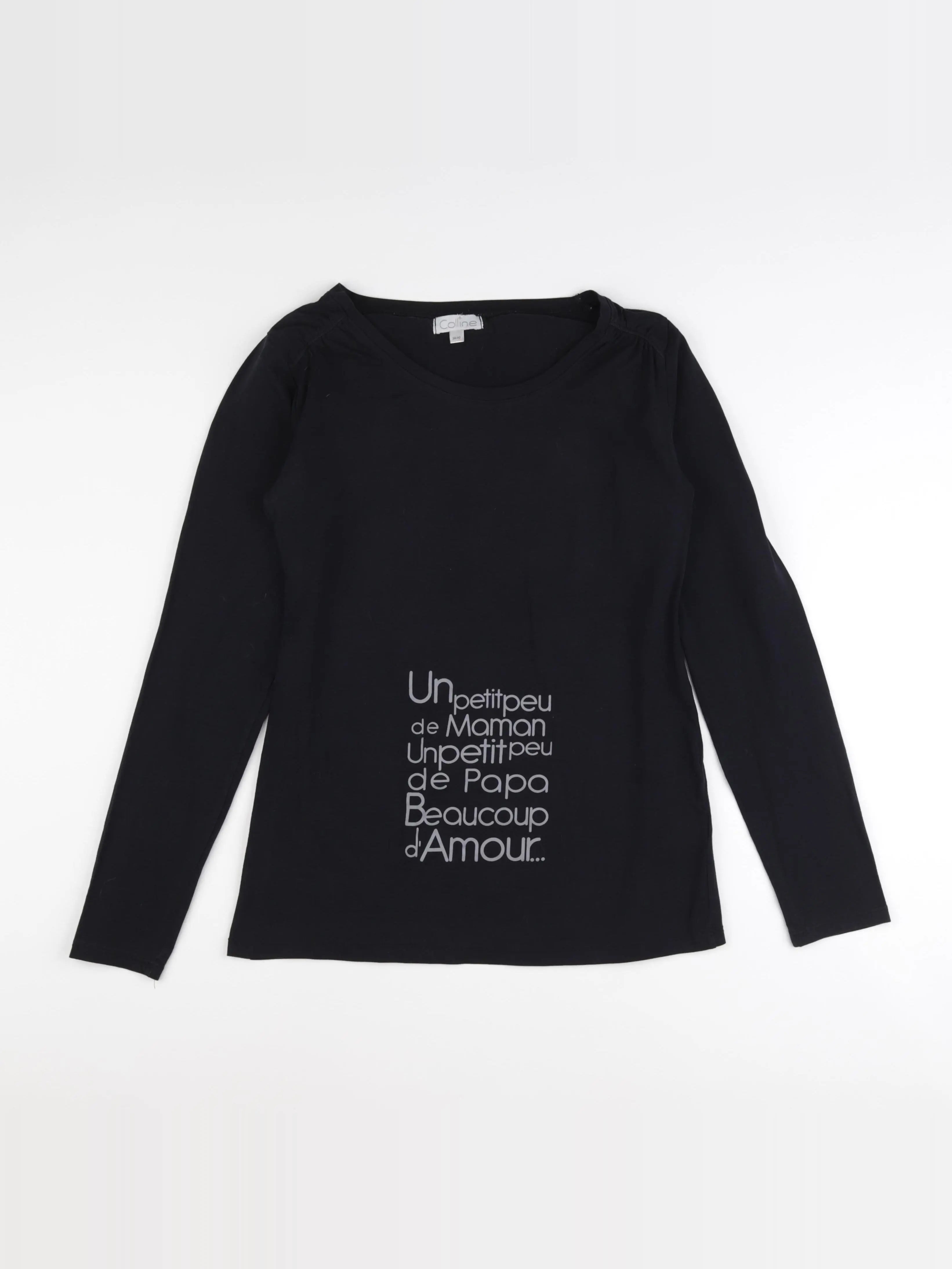 Vertbaudet - tee-shirt grossesse noir - 38 à 40