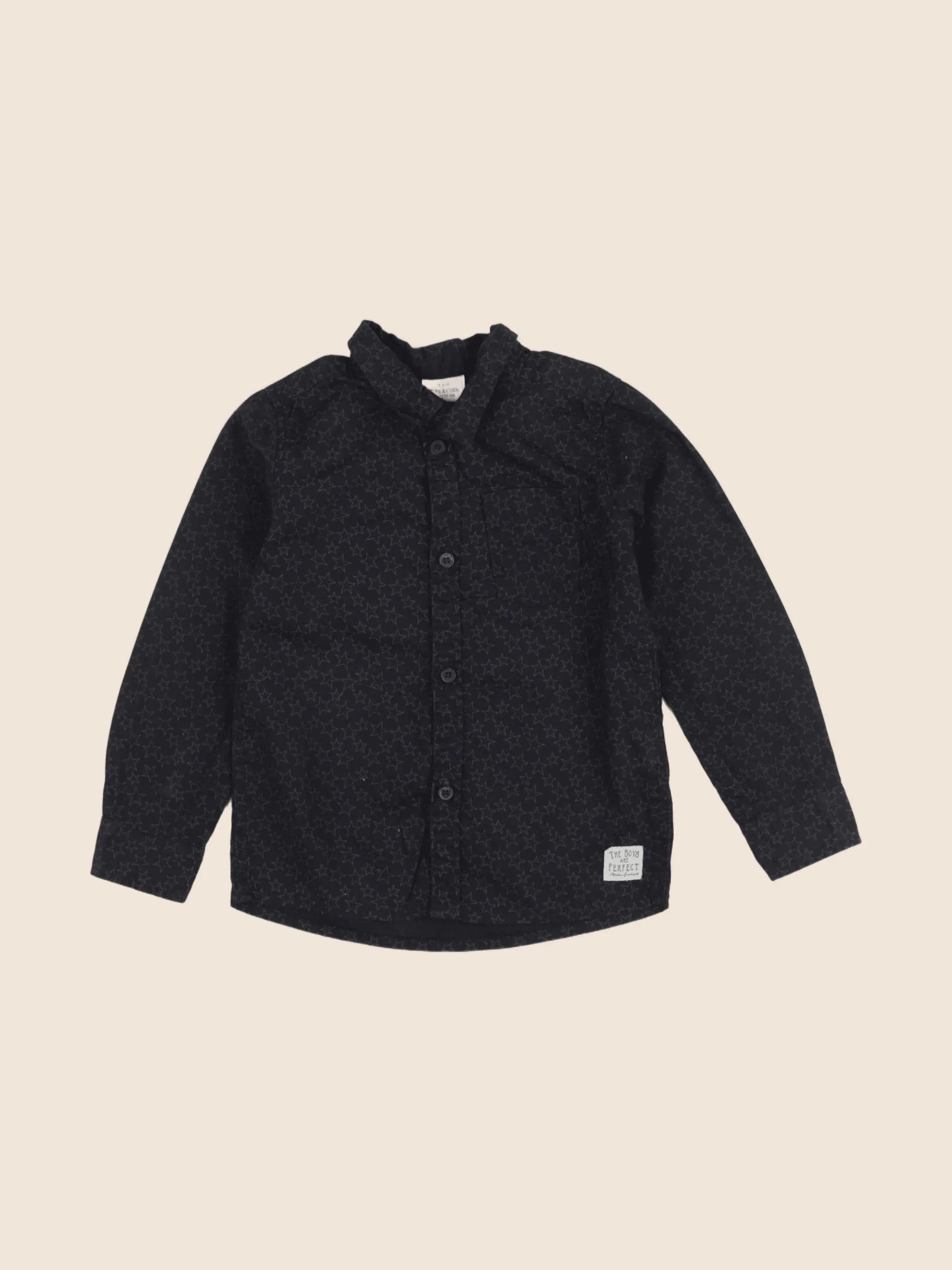 Tape à l'oeil - chemise noir, gris - 3 ans
