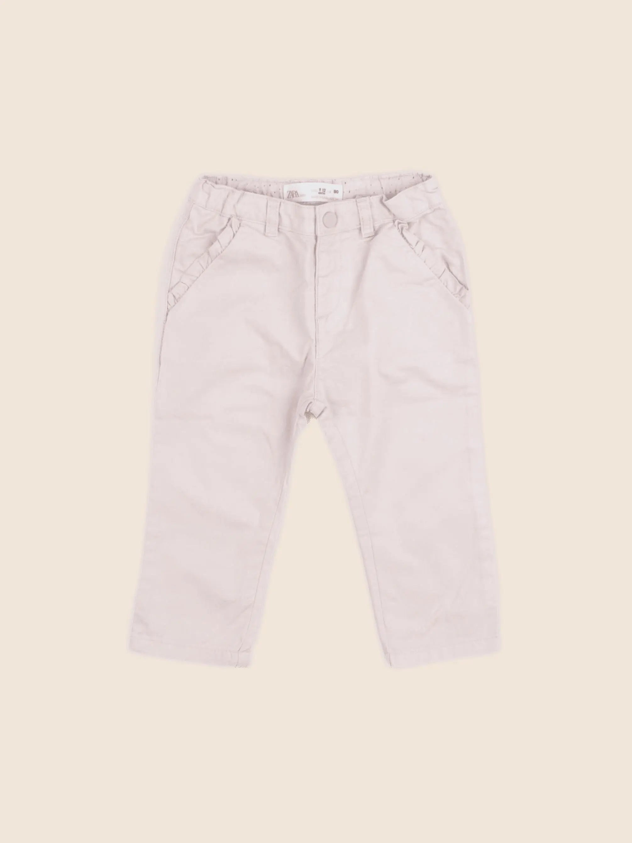 Zara - pantalon rose - 9/12 mois