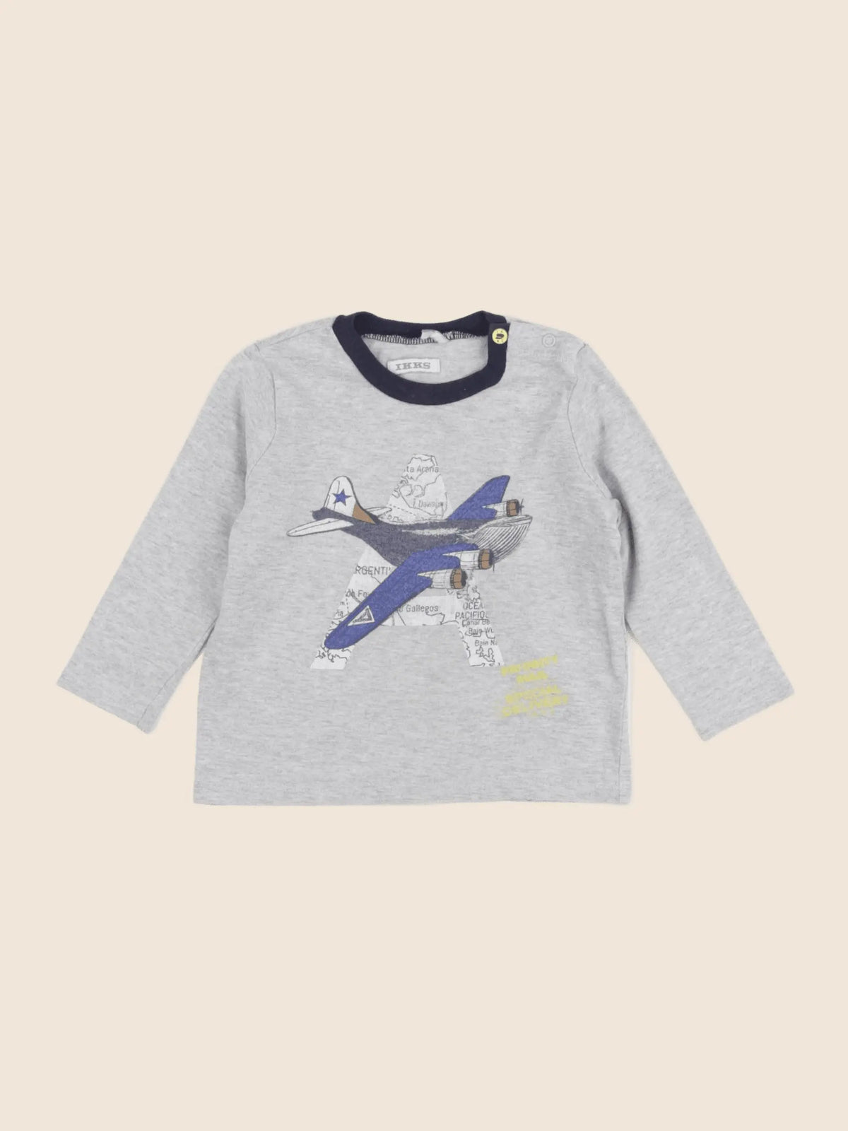 IKKS - tee-shirt gris - 12 mois