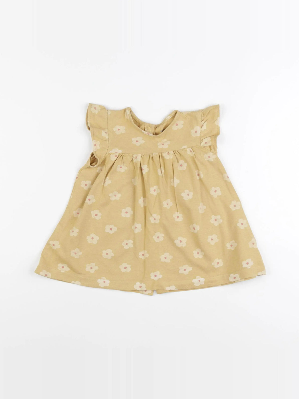 Vertbaudet - robe jaune - 12 mois