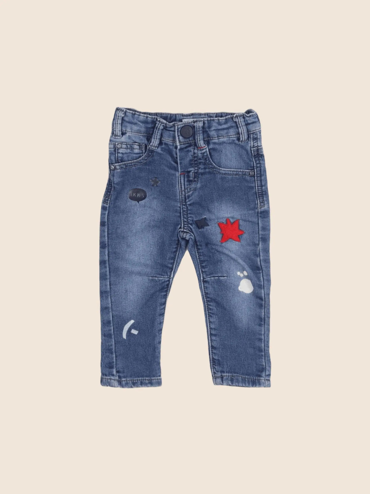 IKKS - jean bleu - 9 mois