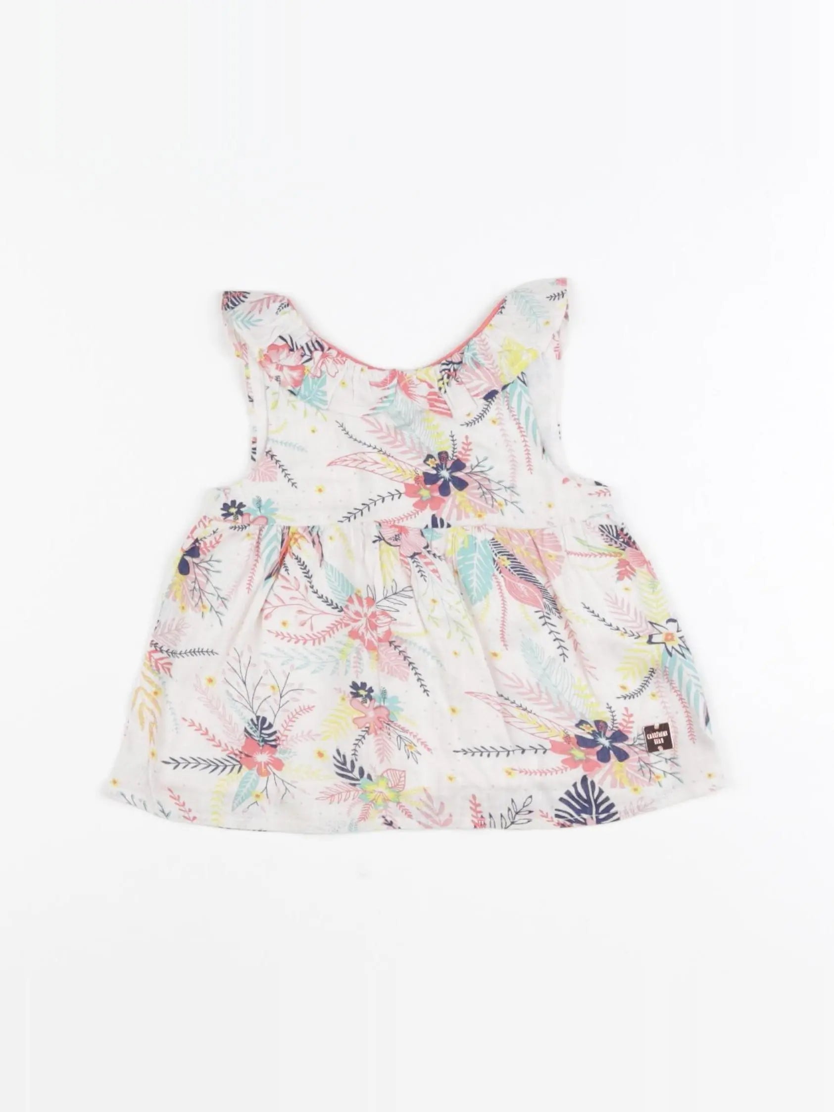 Carrément Beau - robe multicolore - 3 mois