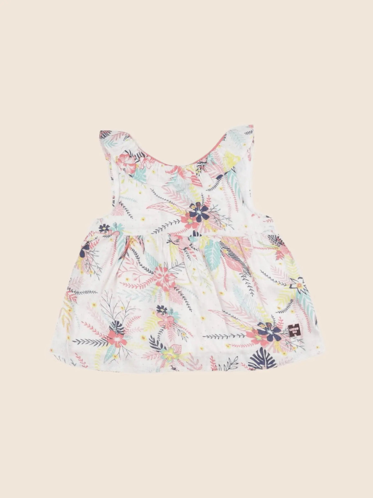 Carrément Beau - robe multicolore - 3 mois