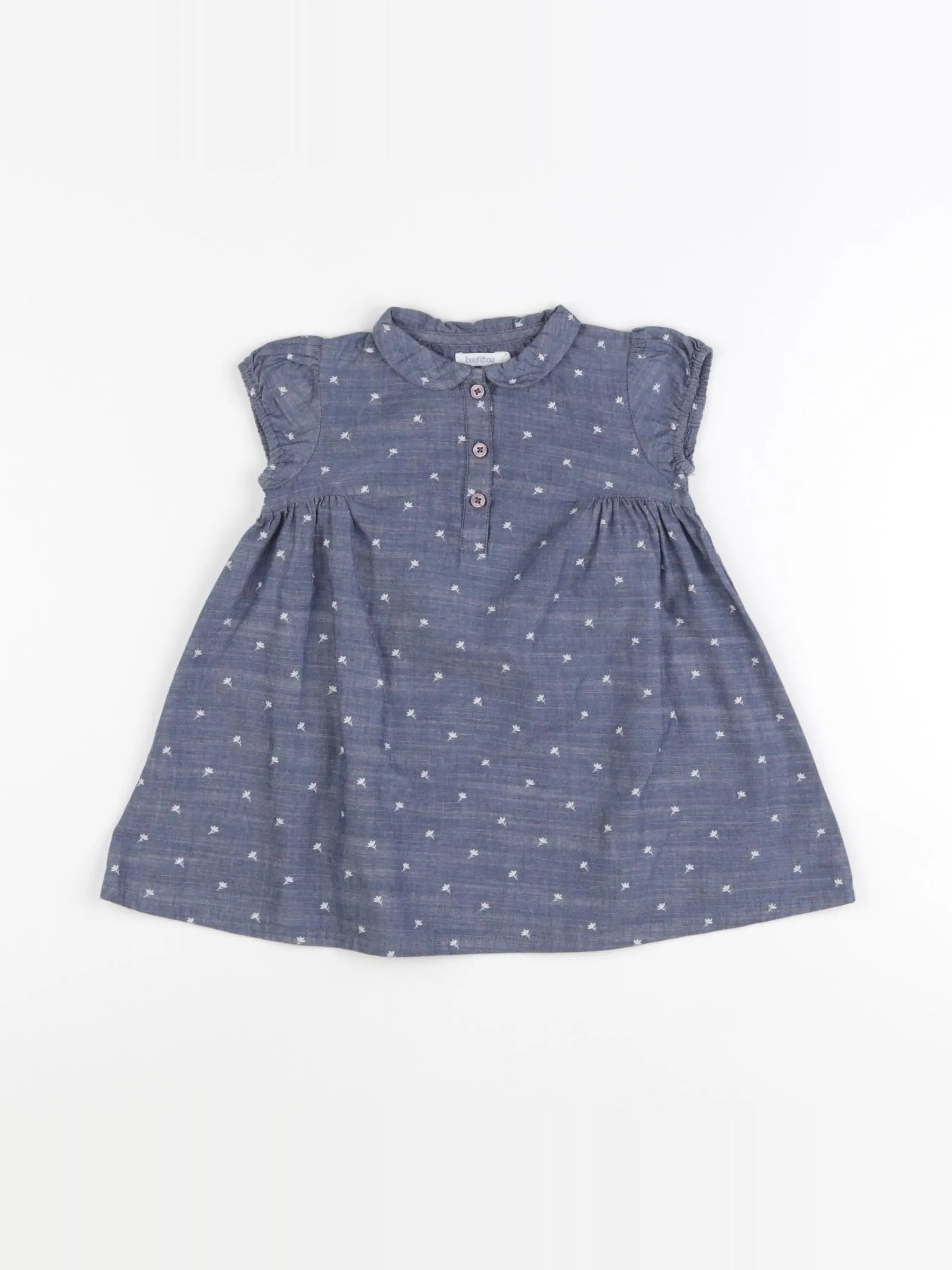 Boutchou - robe gris - 9 mois