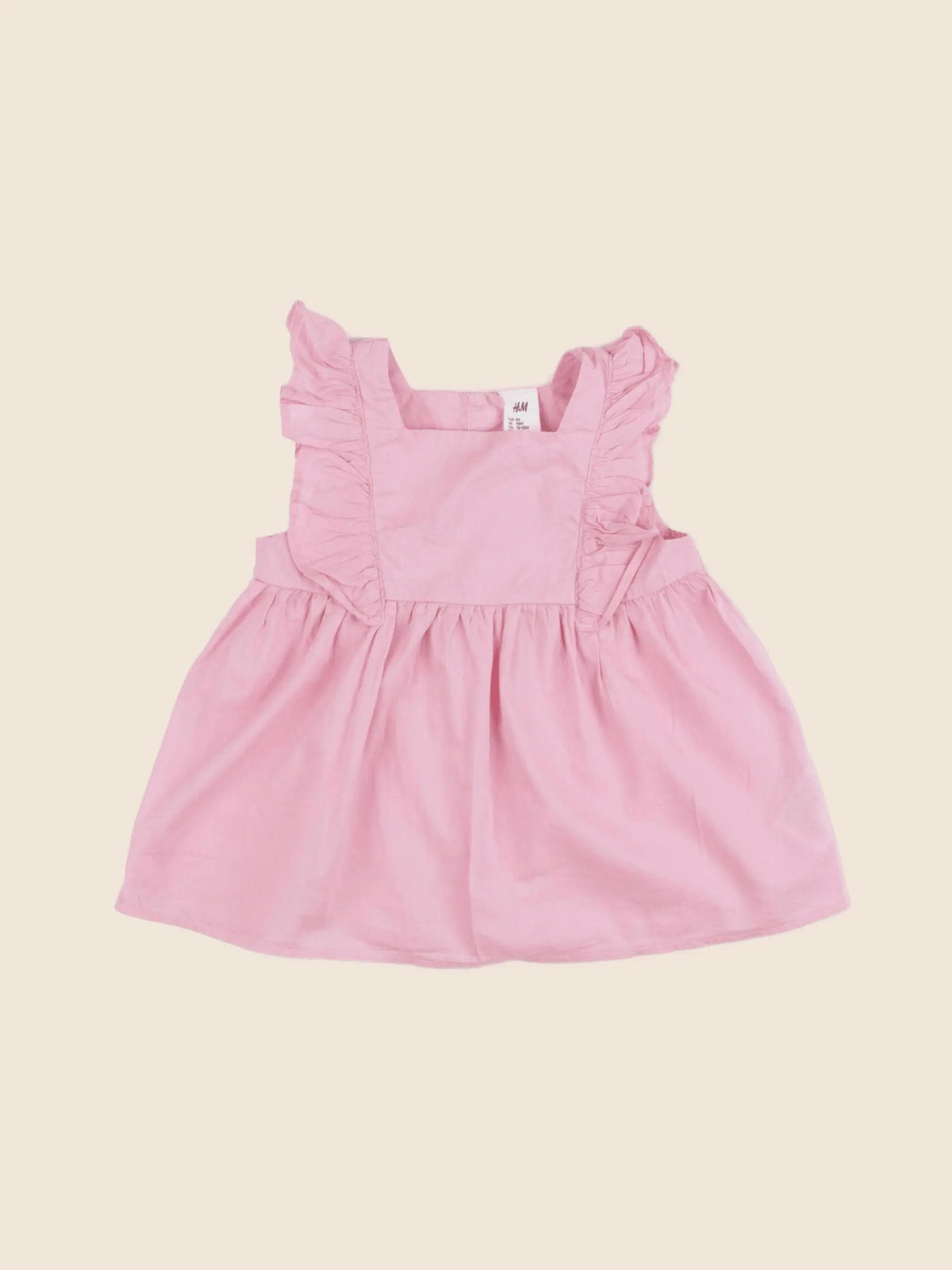 H&M - robe rose - 12/18 mois