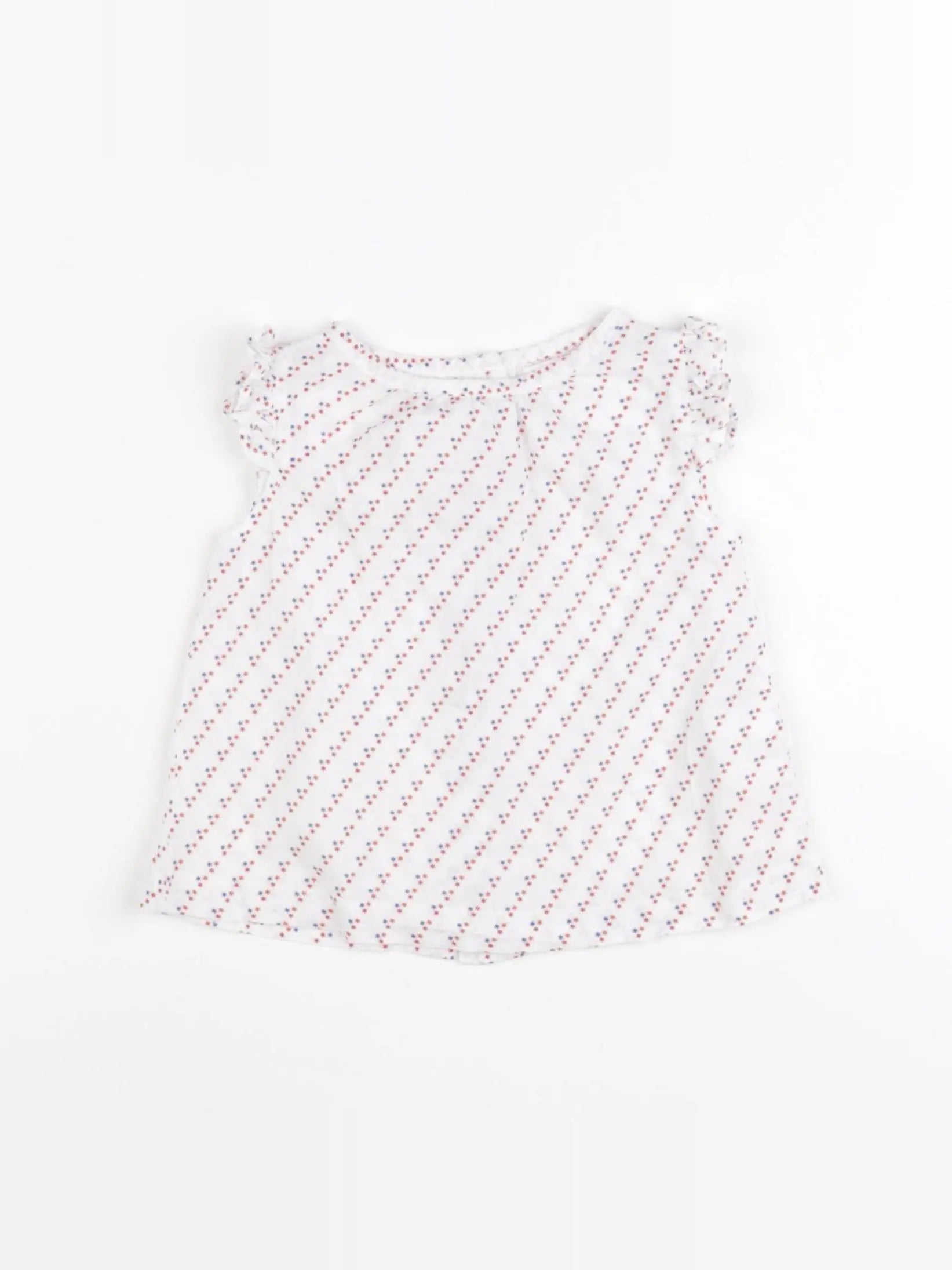 Gocco - blouse blanc - 6/9 mois