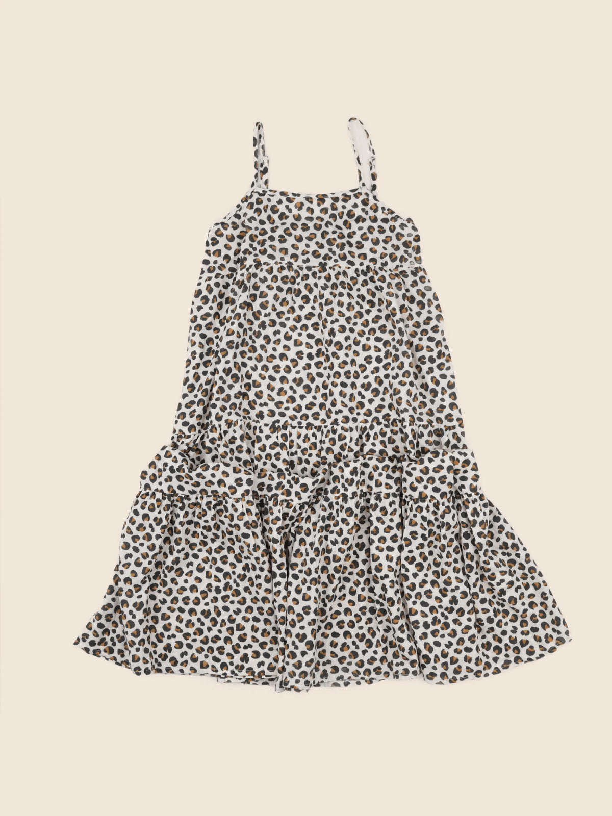 Monoprix - robe beige, marron - 14 ans