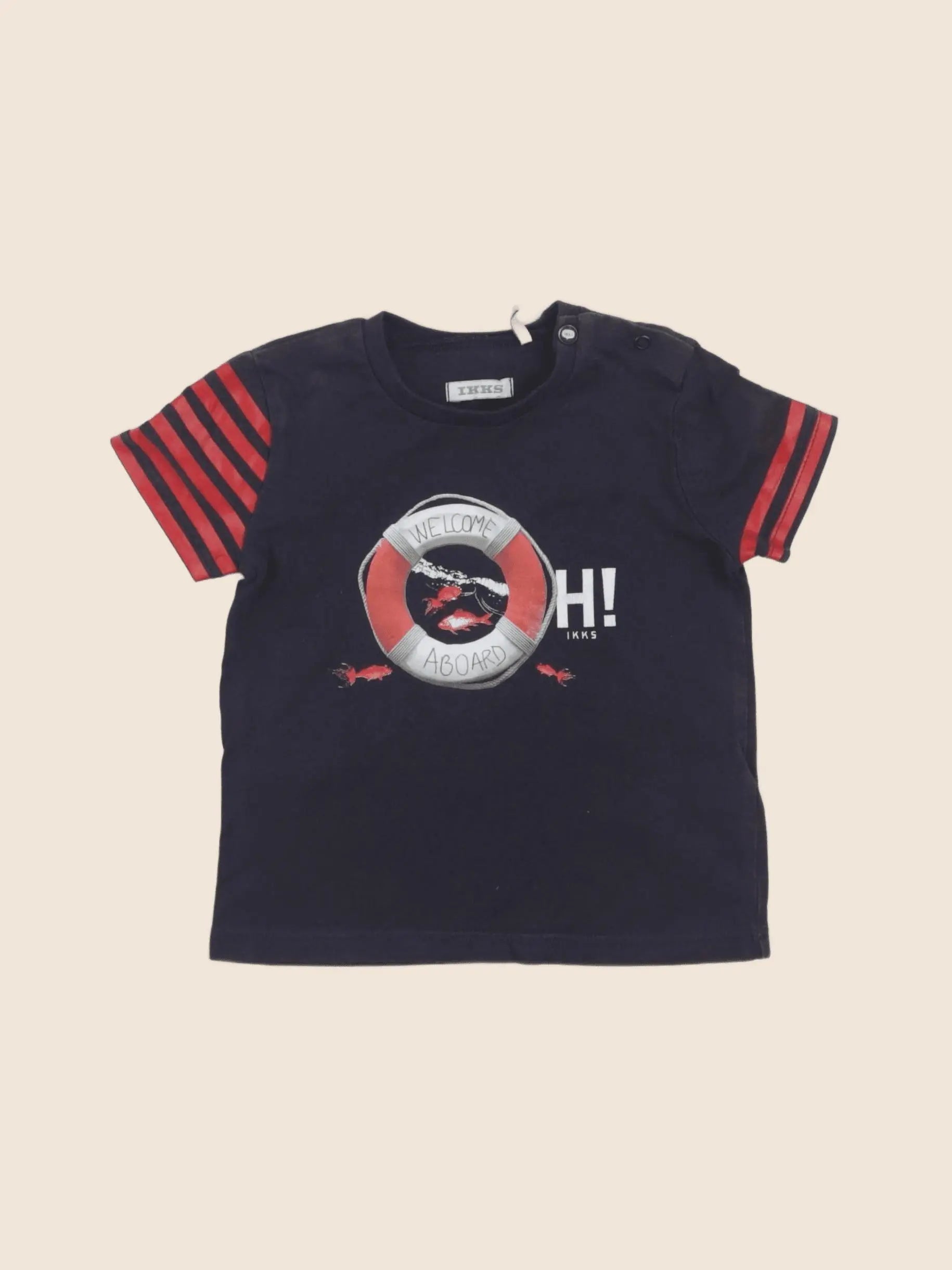 IKKS - tee-shirt noir - 12 mois