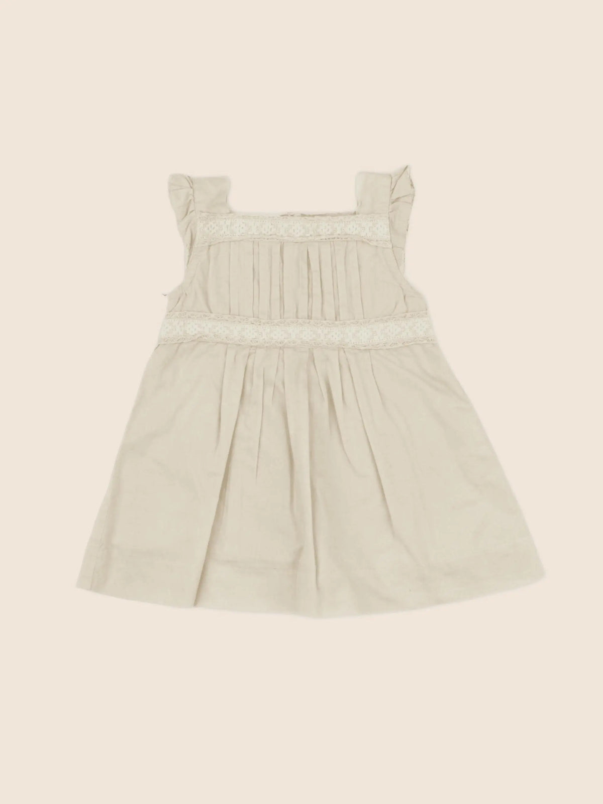 Gocco - robe beige - 6/9 mois