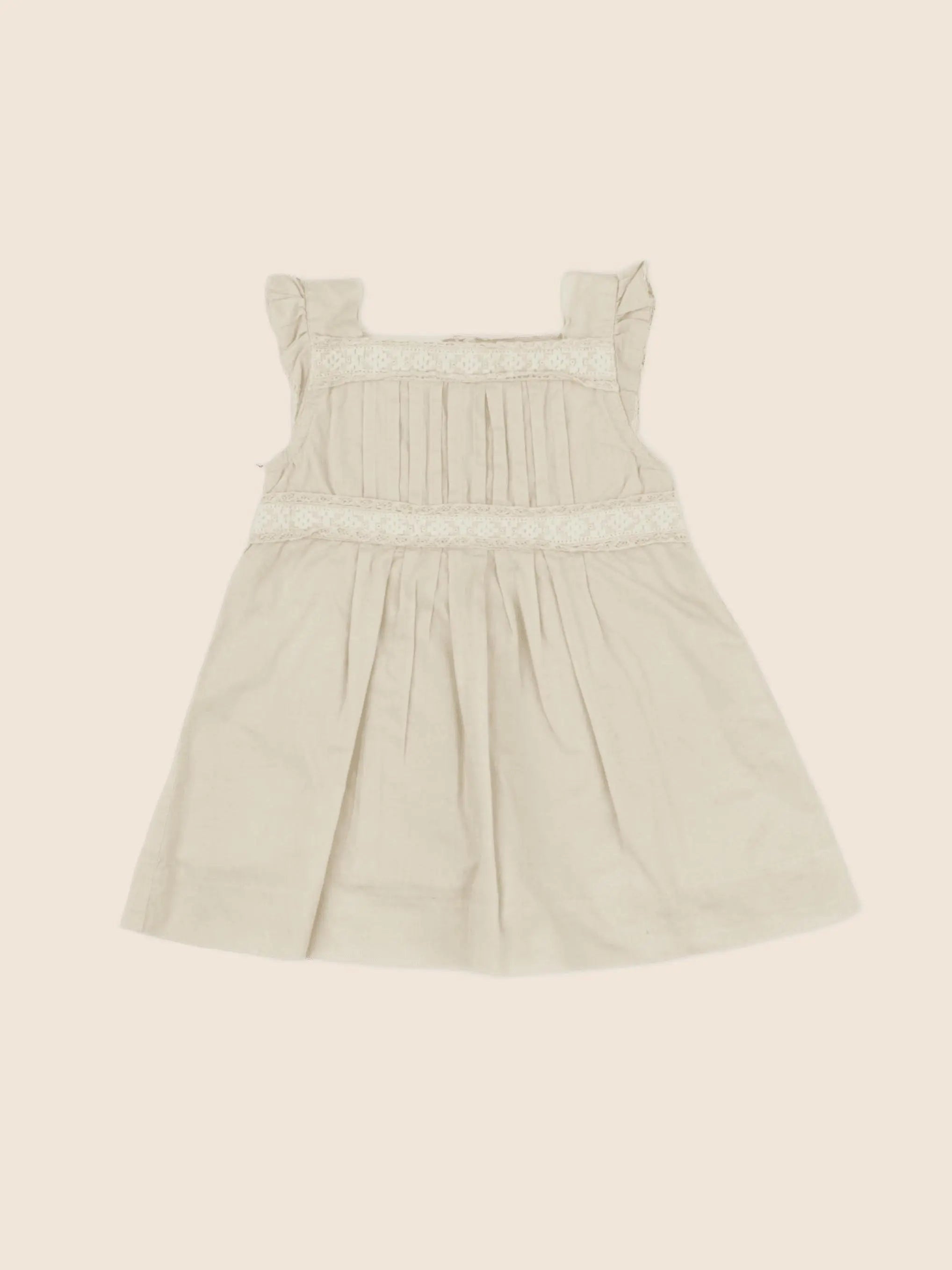 Gocco - robe beige - 6/9 mois