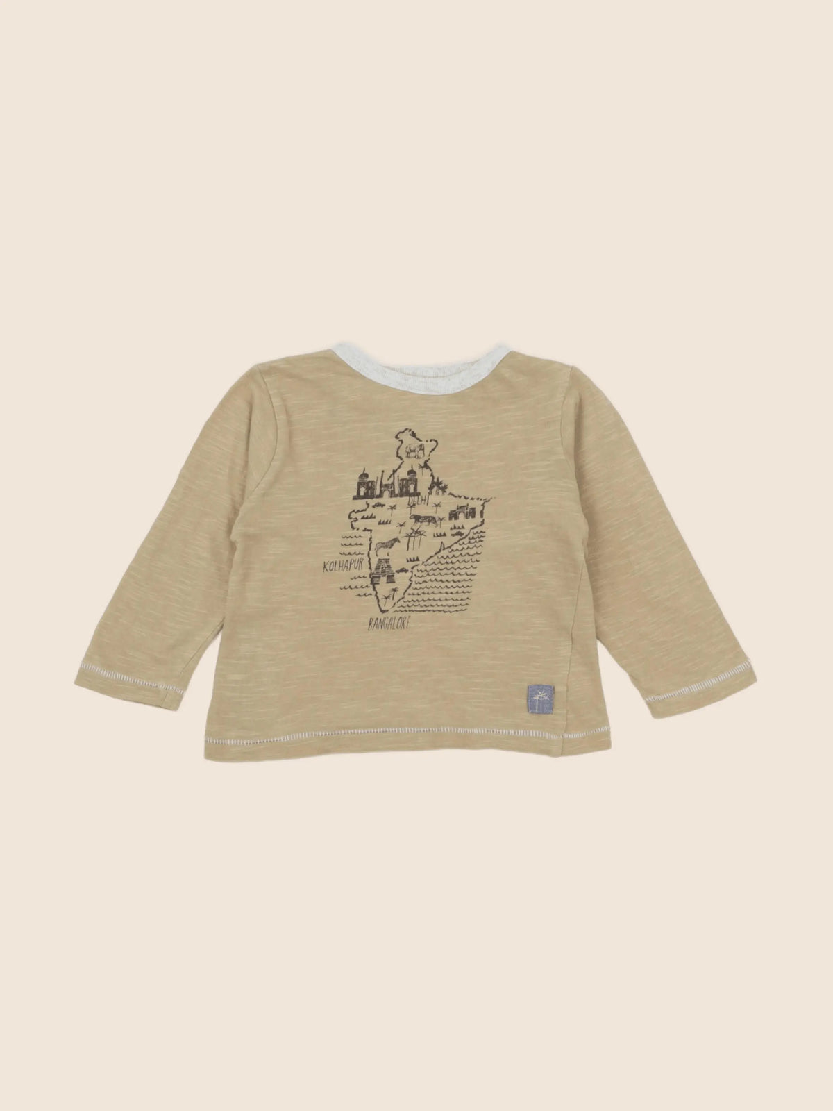 Cadet Rousselle - tee-shirt beige - 6 mois