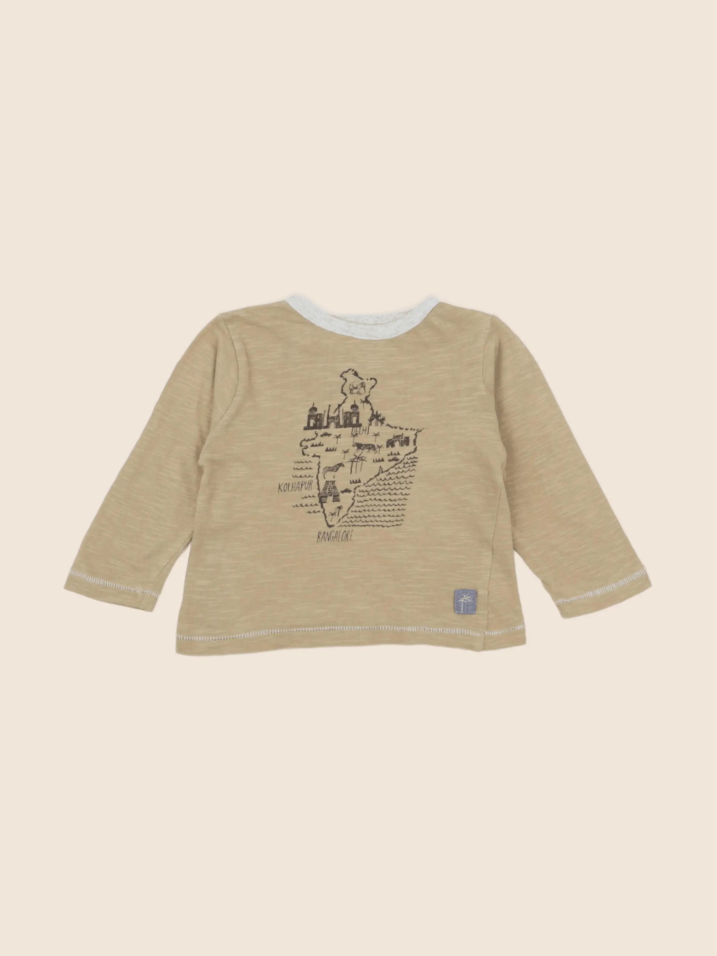 Cadet Rousselle - tee-shirt beige - 6 mois