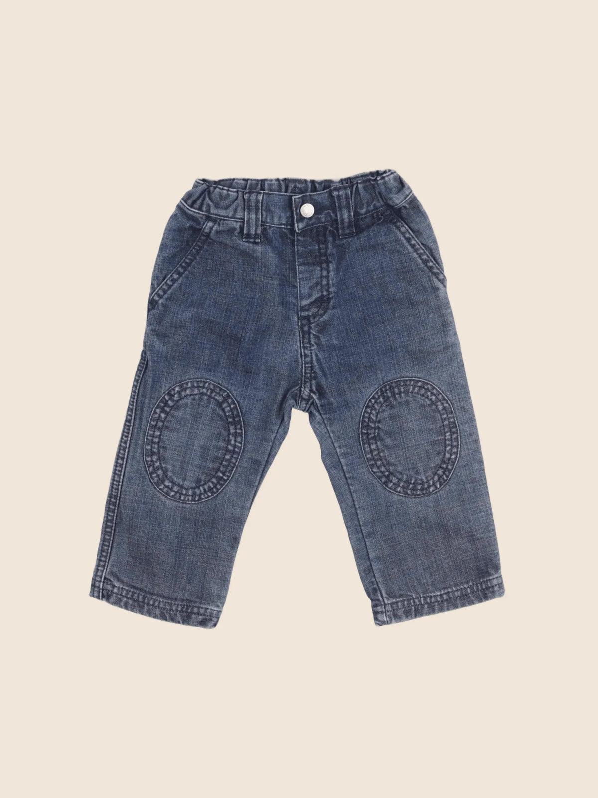 Petit Bateau - jean bleu - 12 mois