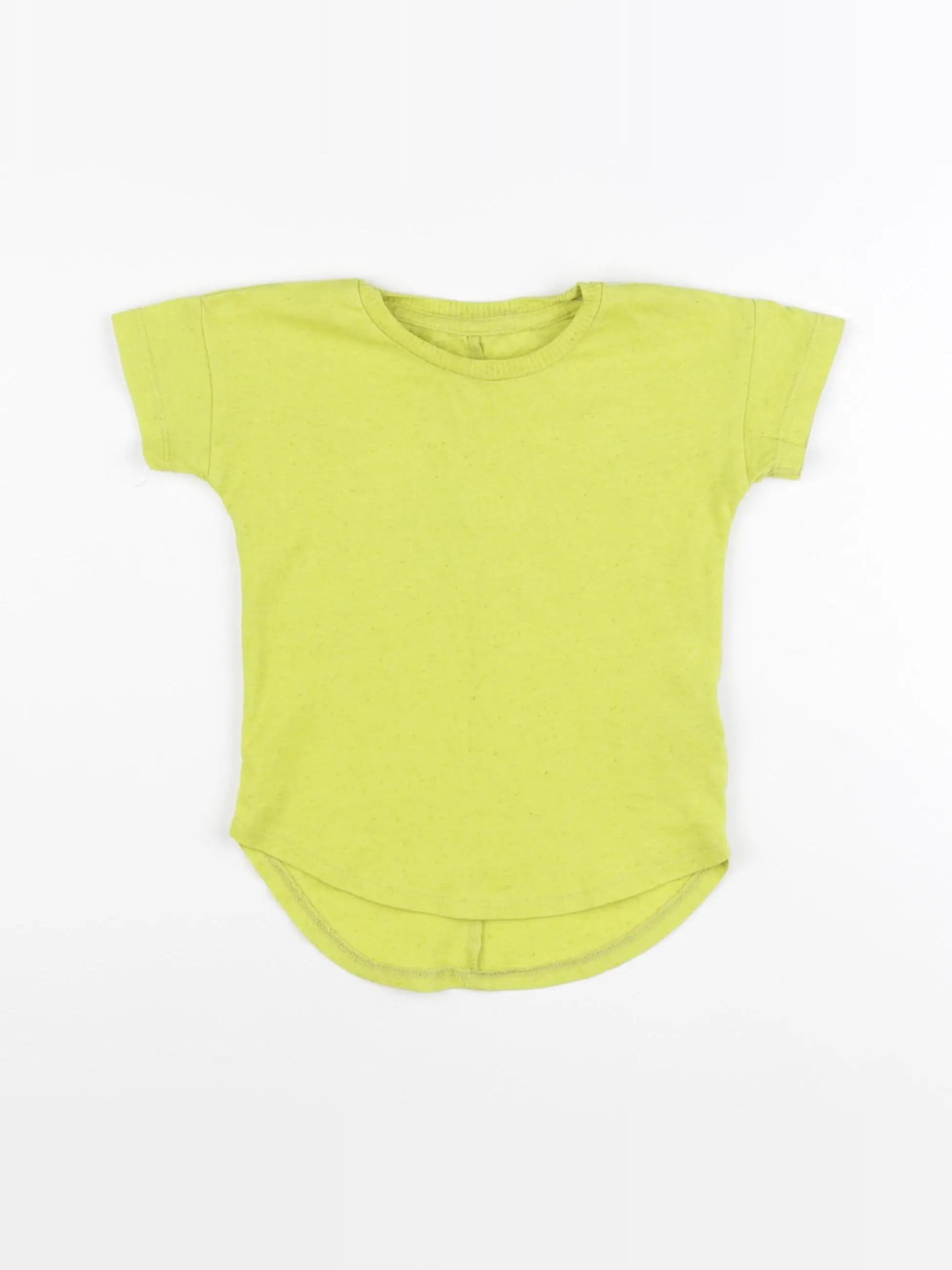 Marks & Spencer - tee-shirt jaune fluo - 9/12 mois