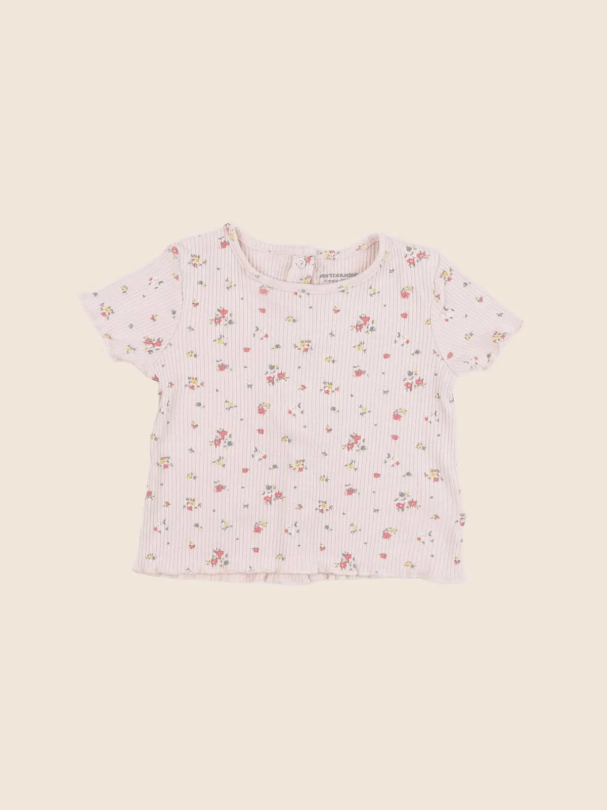 Vertbaudet - tee-shirt rose - 9 mois