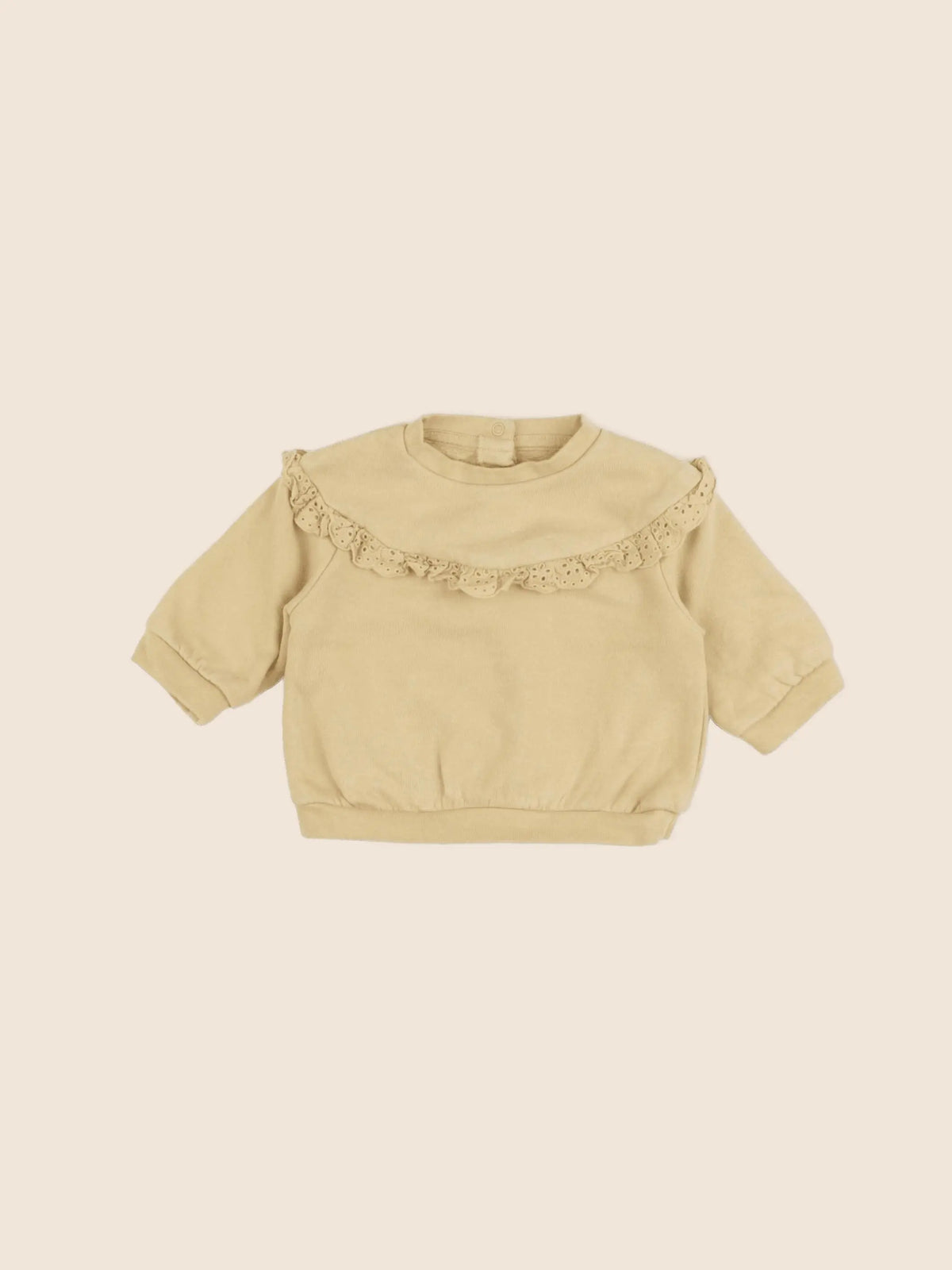 Vertbaudet - sweat jaune - 3 mois