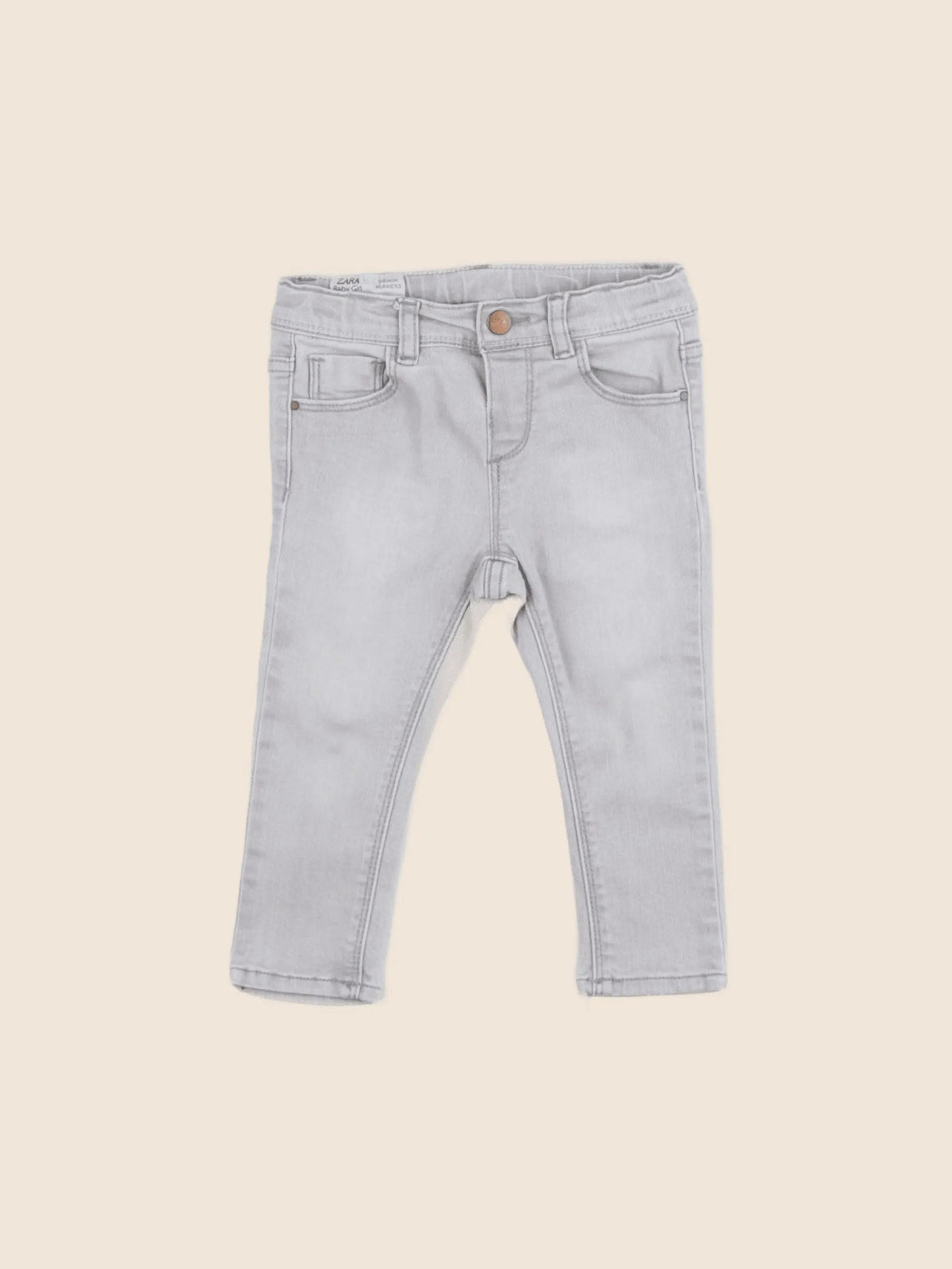 Zara - jean gris - 12/18 mois