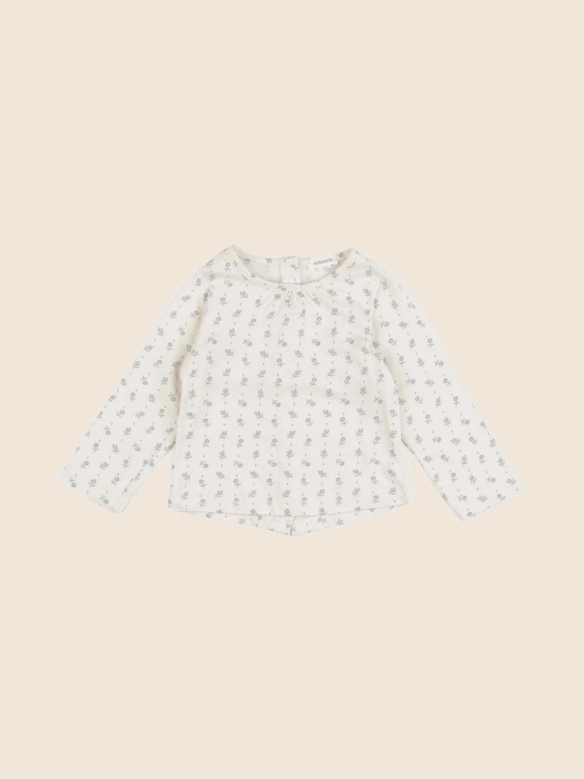 Vertbaudet - tee-shirt beige - 9 mois