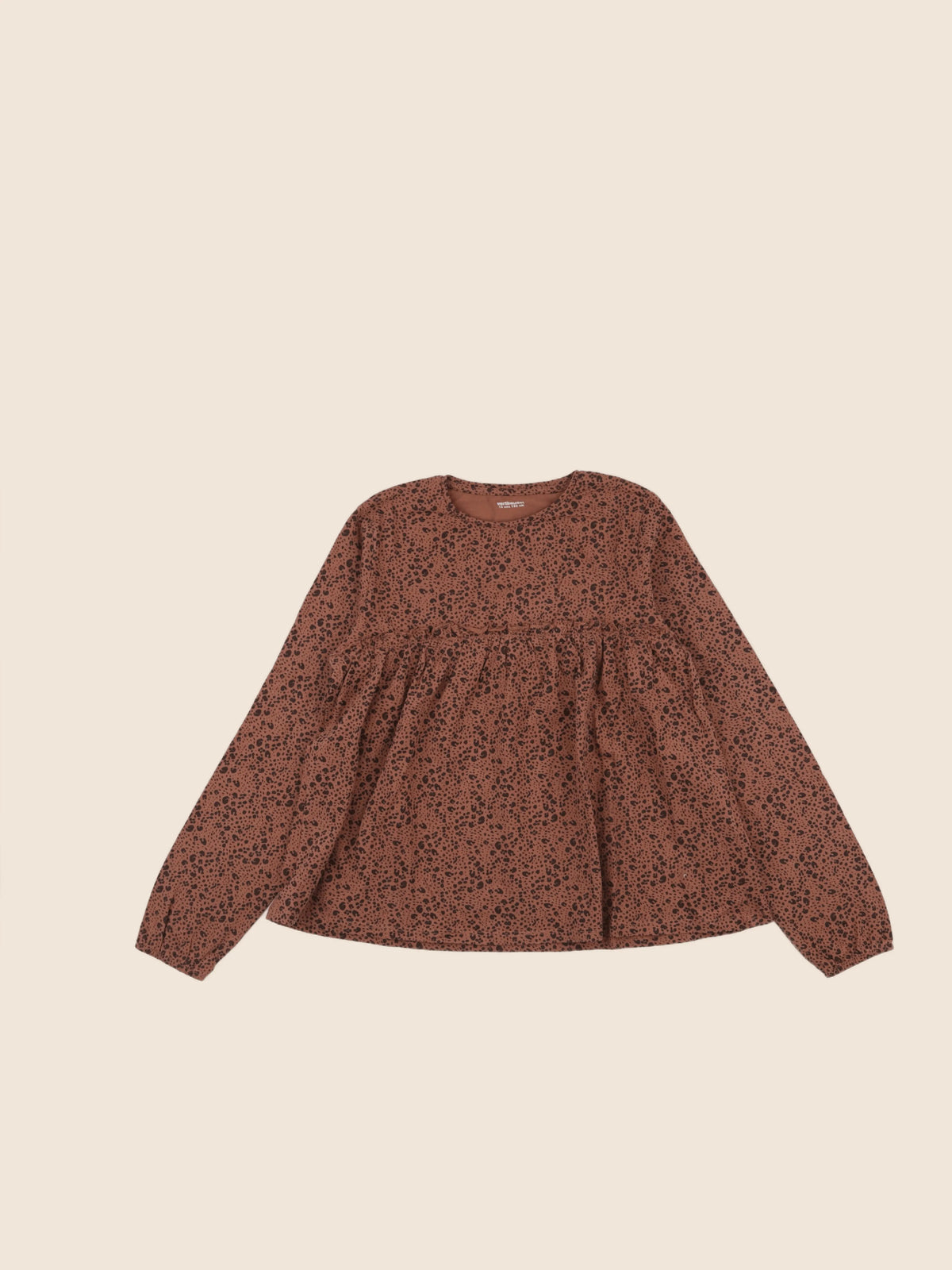 Vertbaudet - tee-shirt marron - 12 ans