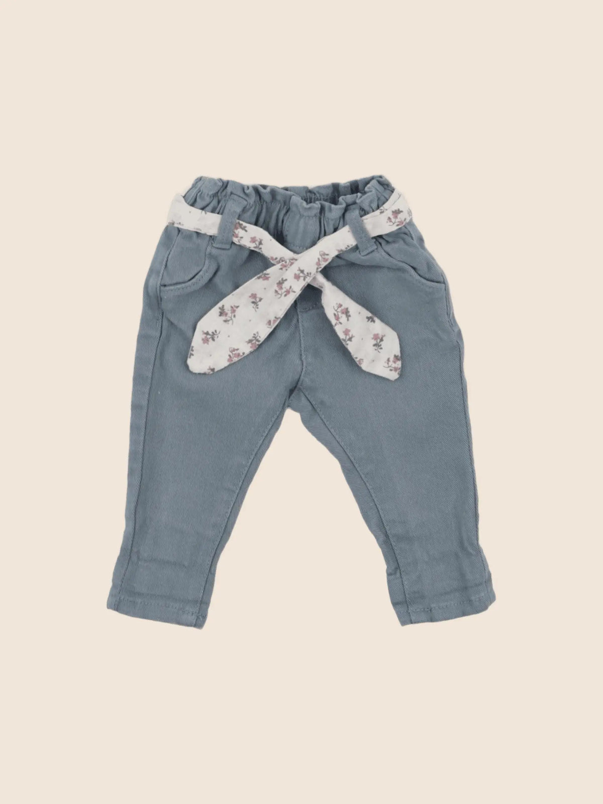 Vertbaudet - jean bleu - 3 mois