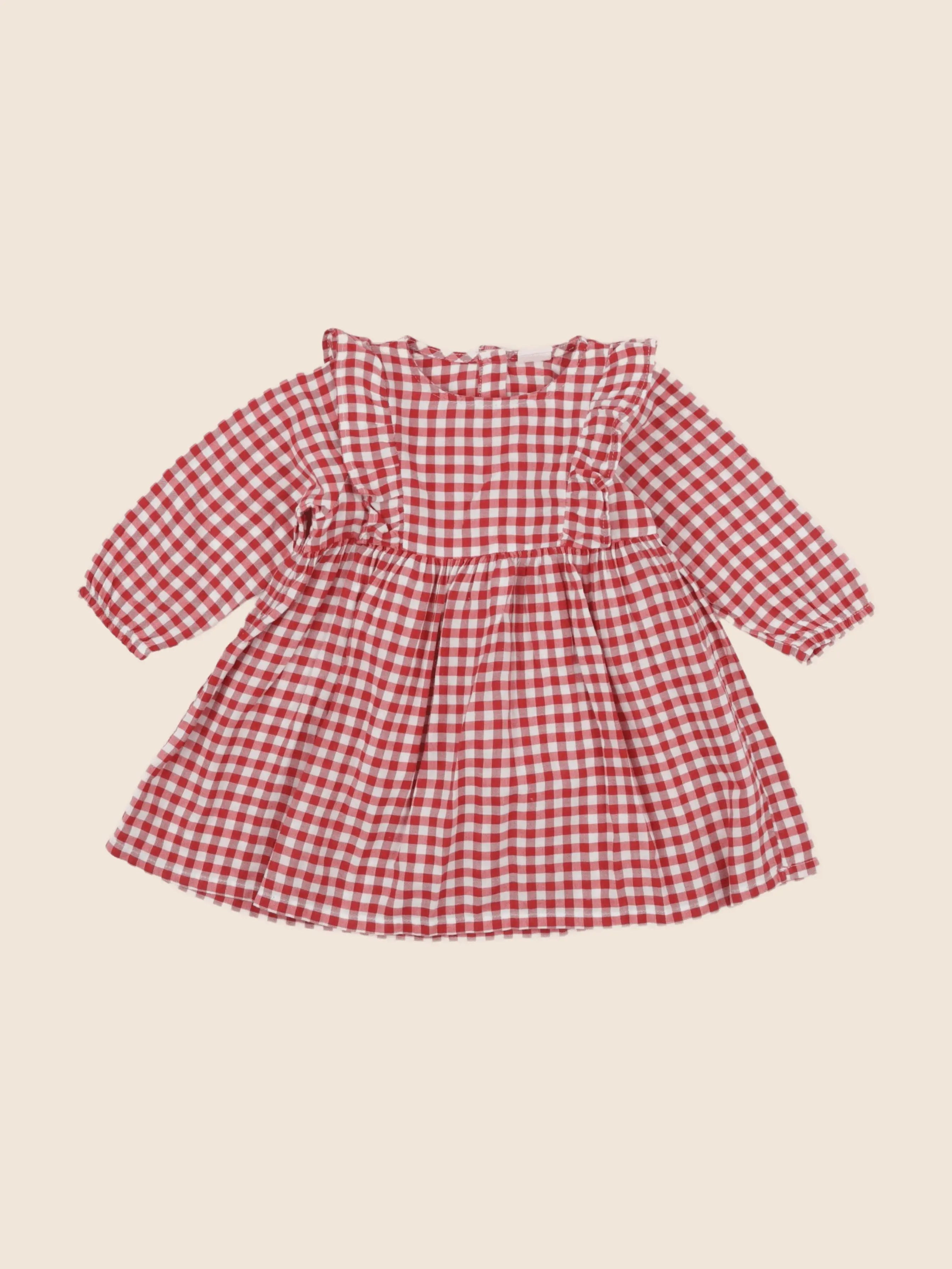 H&M - robe rouge - 9 mois
