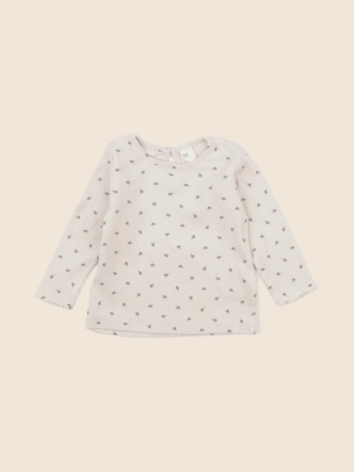 H&M - tee-shirt beige - 6 mois