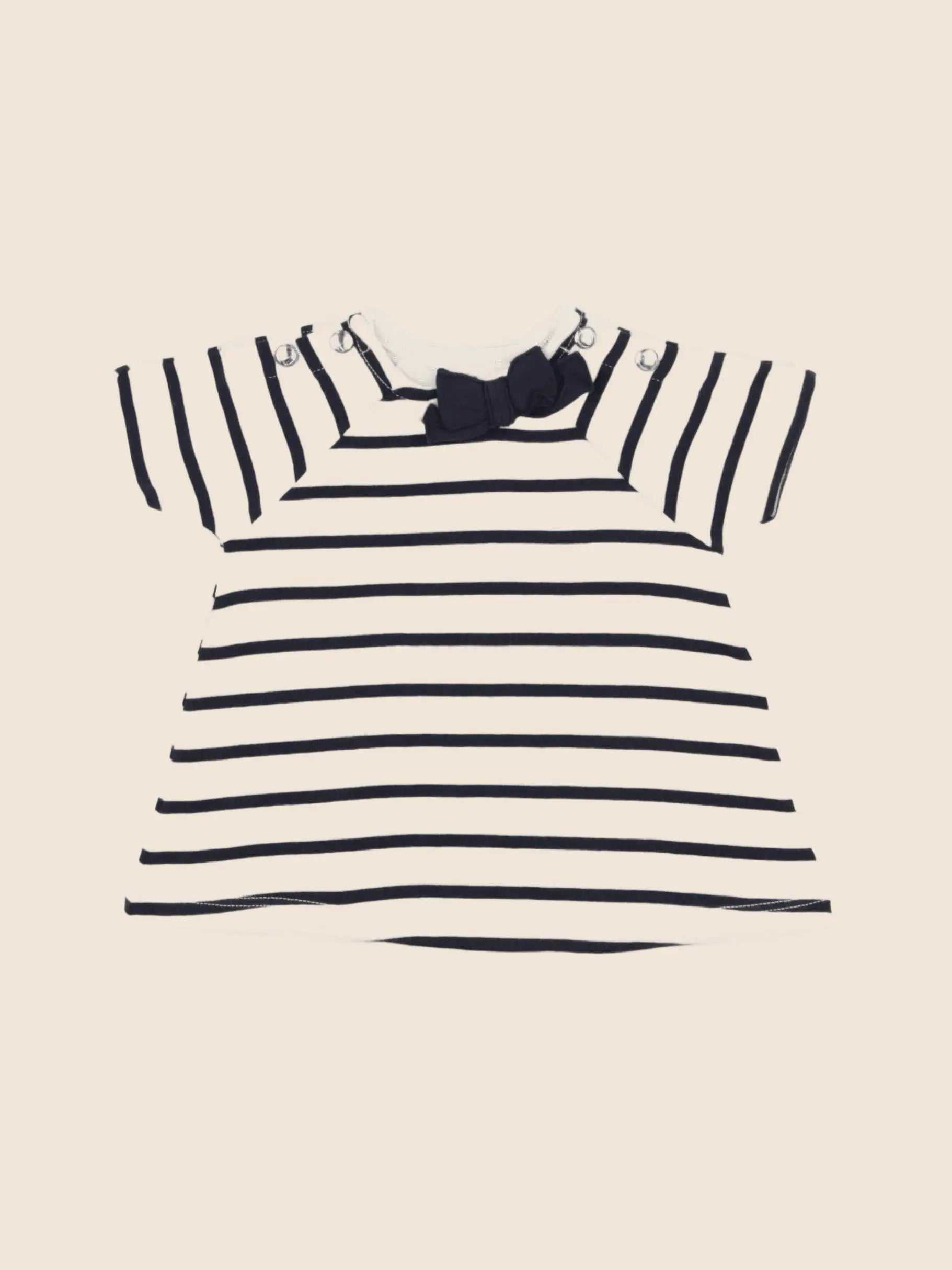 Petit Bateau - tee-shirt beige - 12 mois