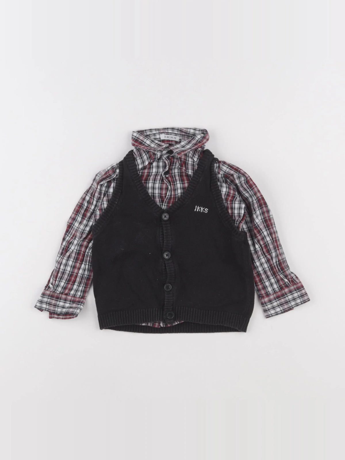 IKKS - chemise noir - 18 mois
