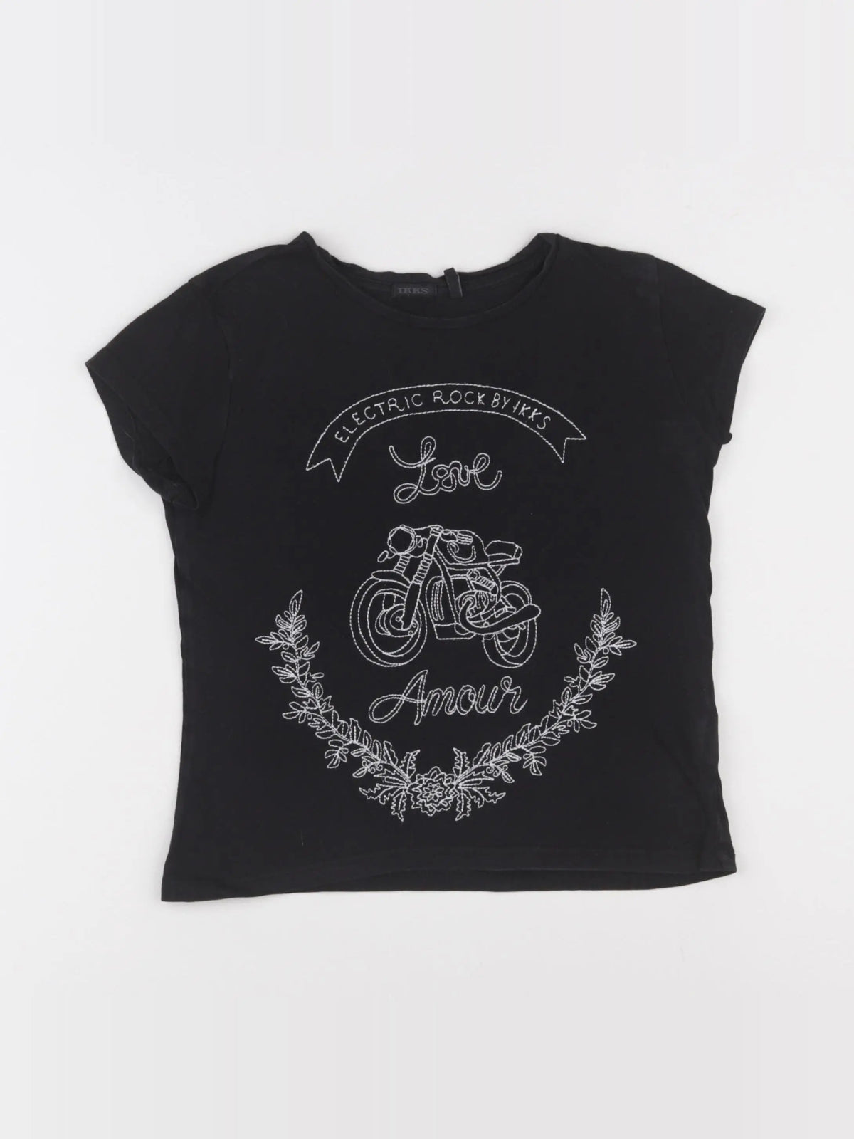 IKKS - tee-shirt noir - 10 ans