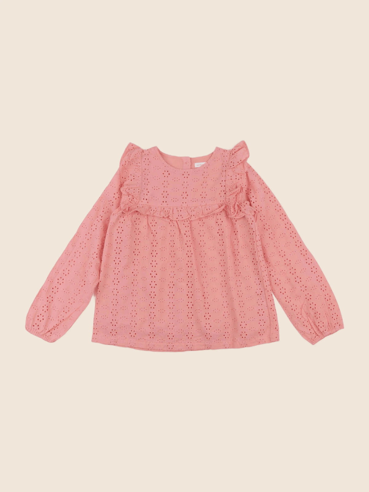Vertbaudet - blouse orange - 10 ans