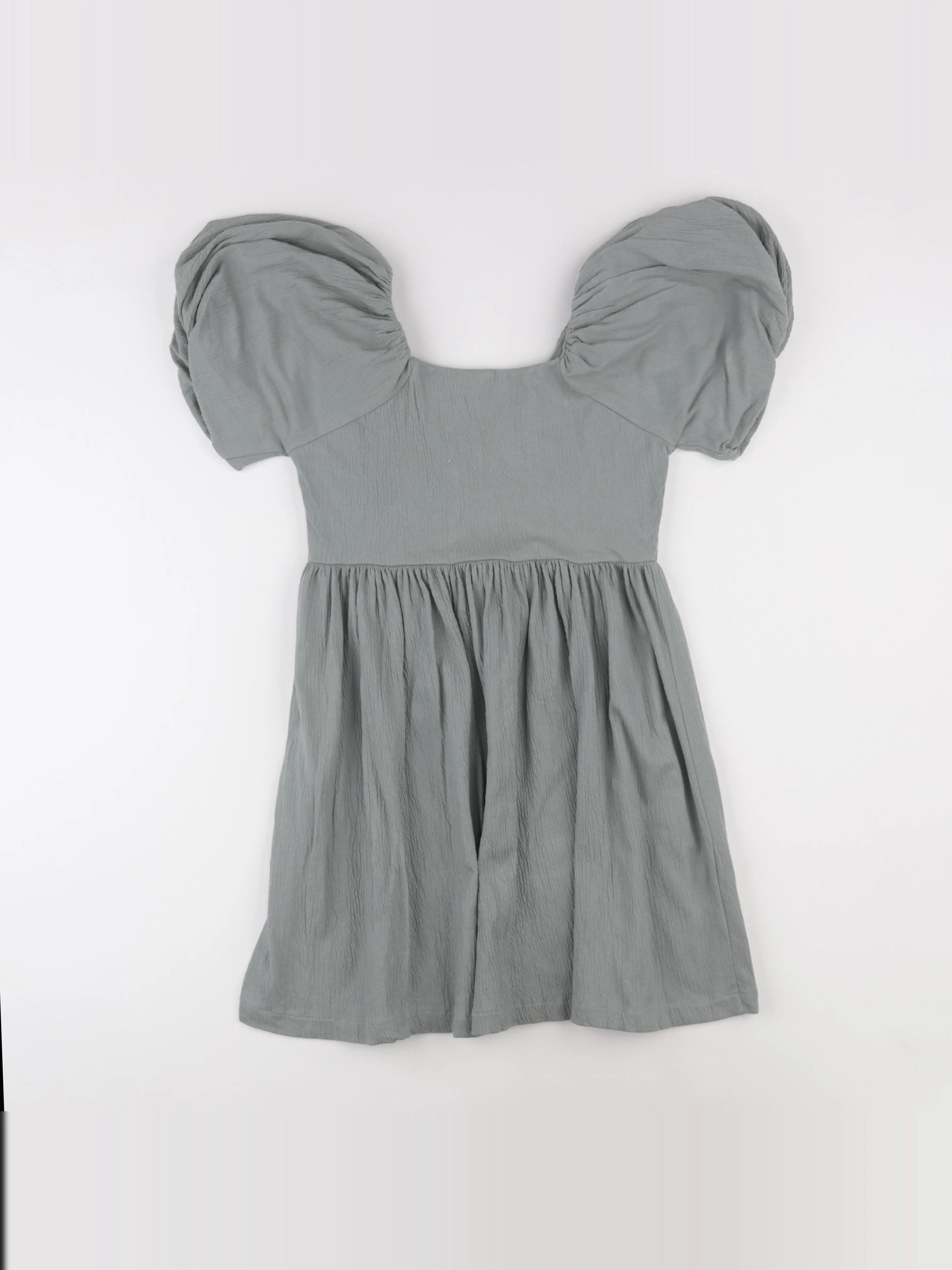 Vertbaudet - robe vert - 10 ans
