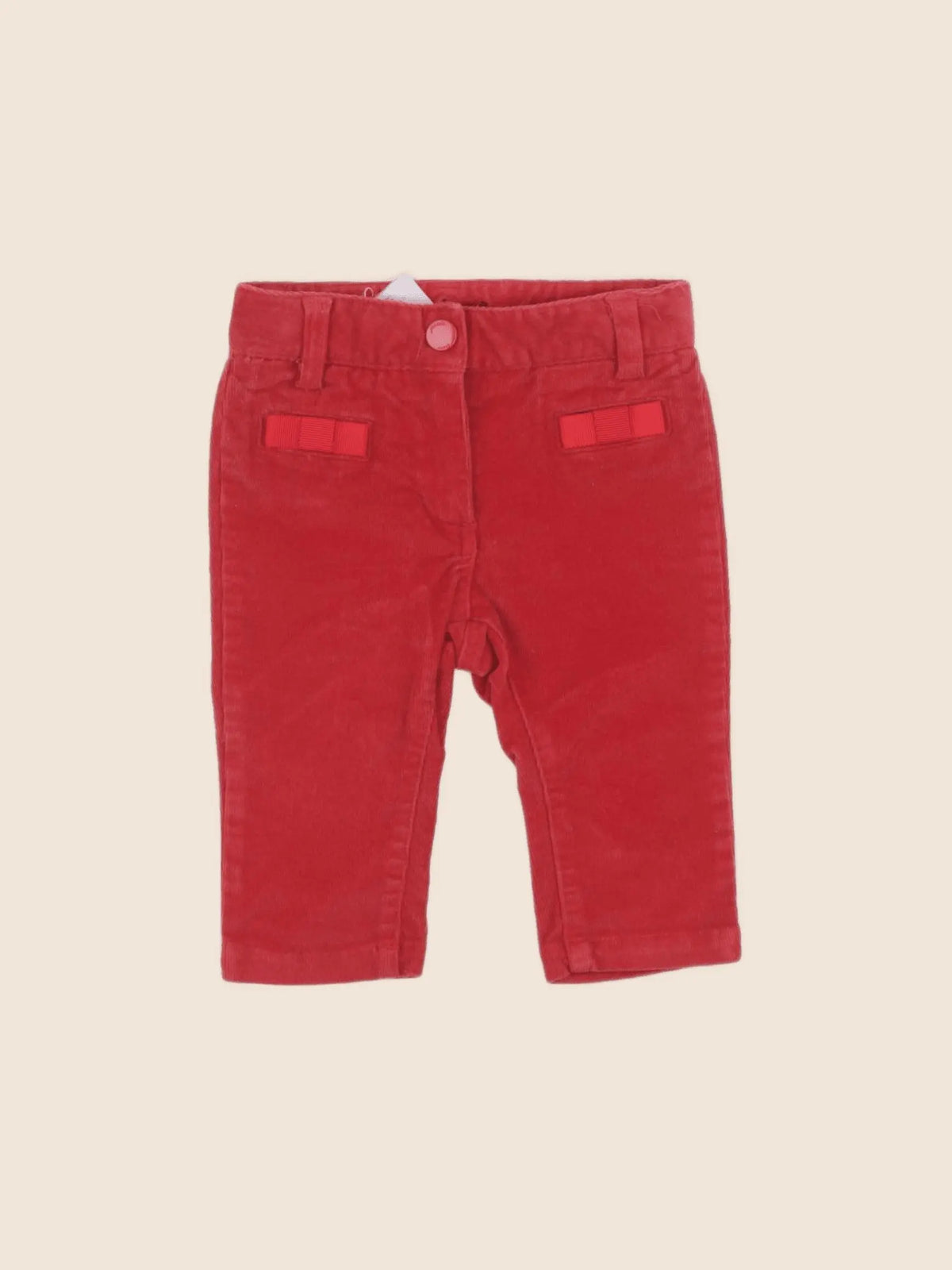 Jacadi - pantalon rouge - 6 mois