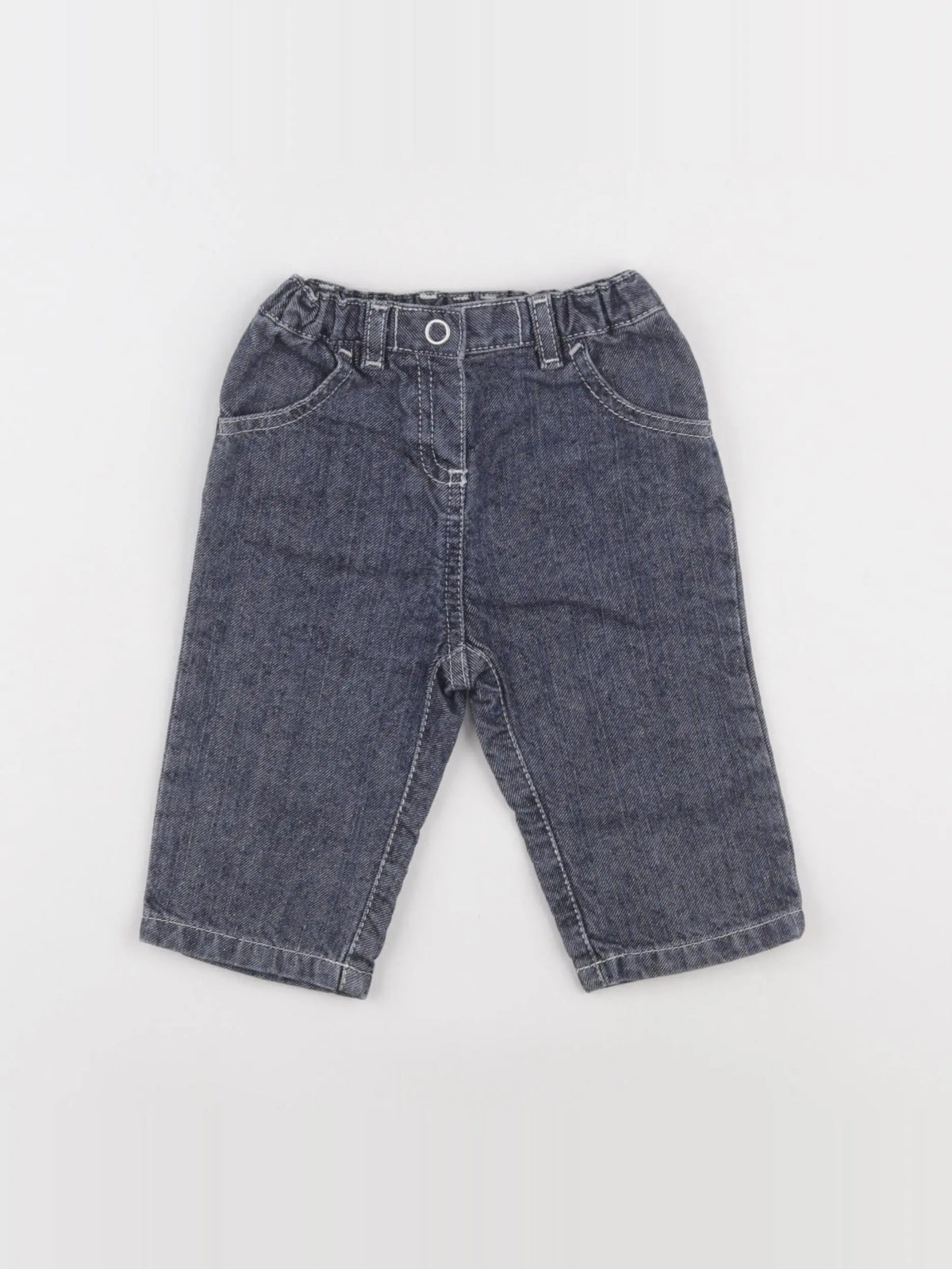 Petit Bateau - jean bleu - 6 mois